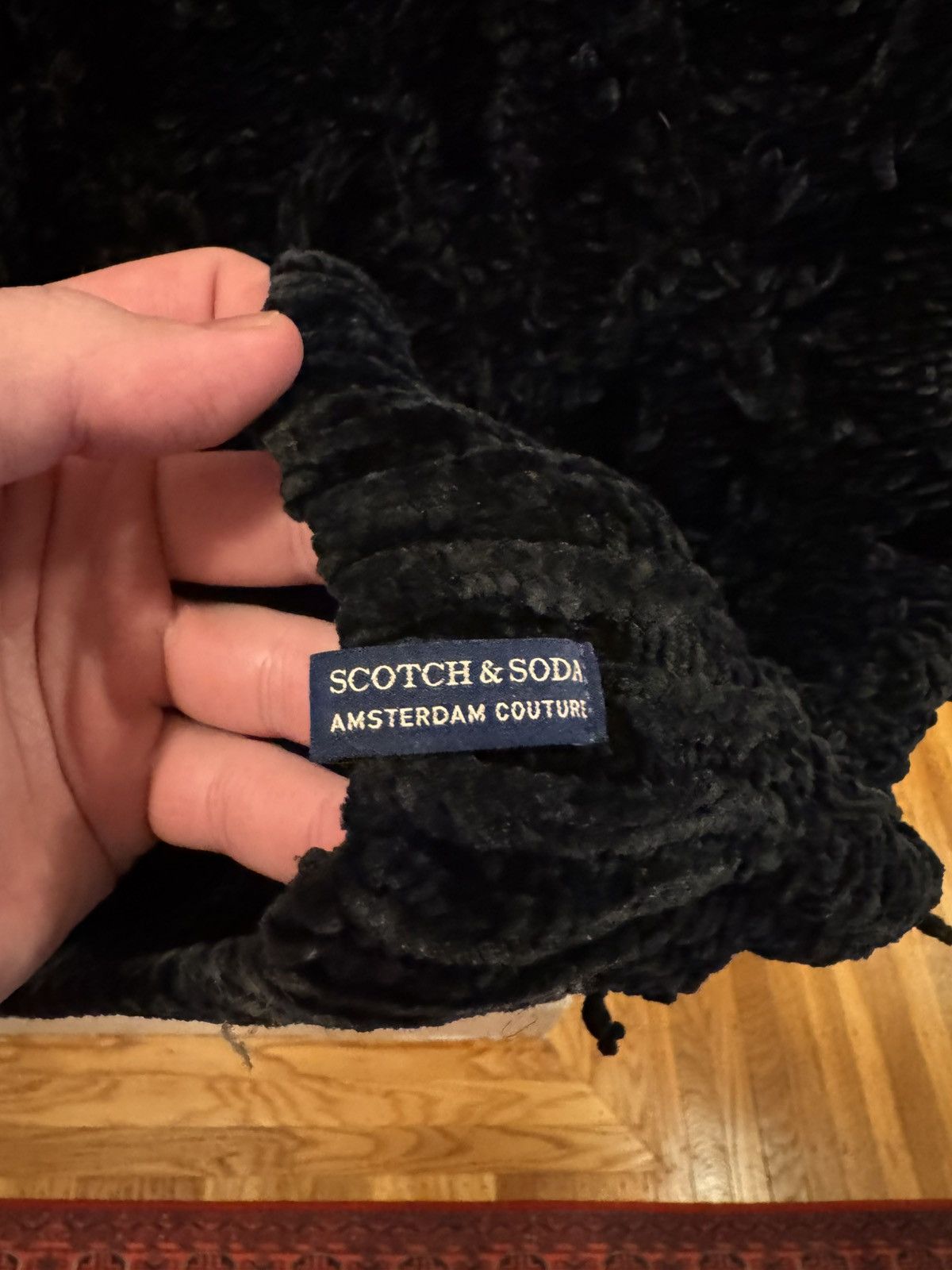 Black Cable Knit Scotch & Soda Sweater