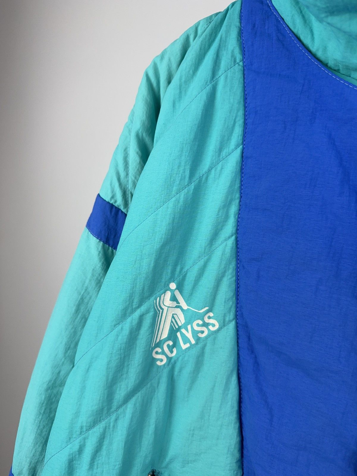 Other Vntg 90s Cospo SC LYSS Renault Ski Jacket Colorblock Puffer Size US M / EU 48-50 / 2 - 5 Thumbnail