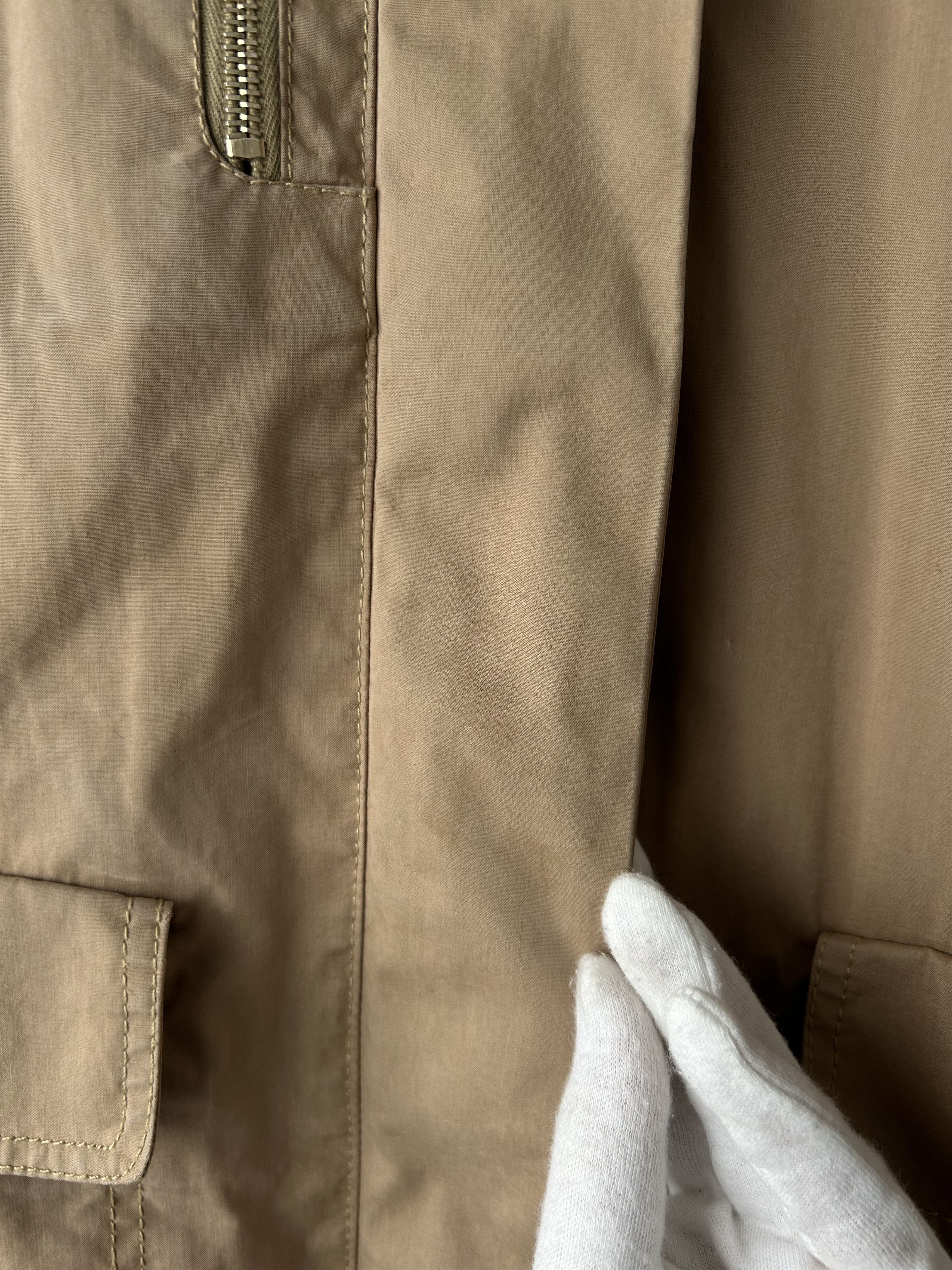 Moncler Moncler Beige Lightweight Coat / Trench Size M / US 6-8 / IT 42-44 - 7 Thumbnail