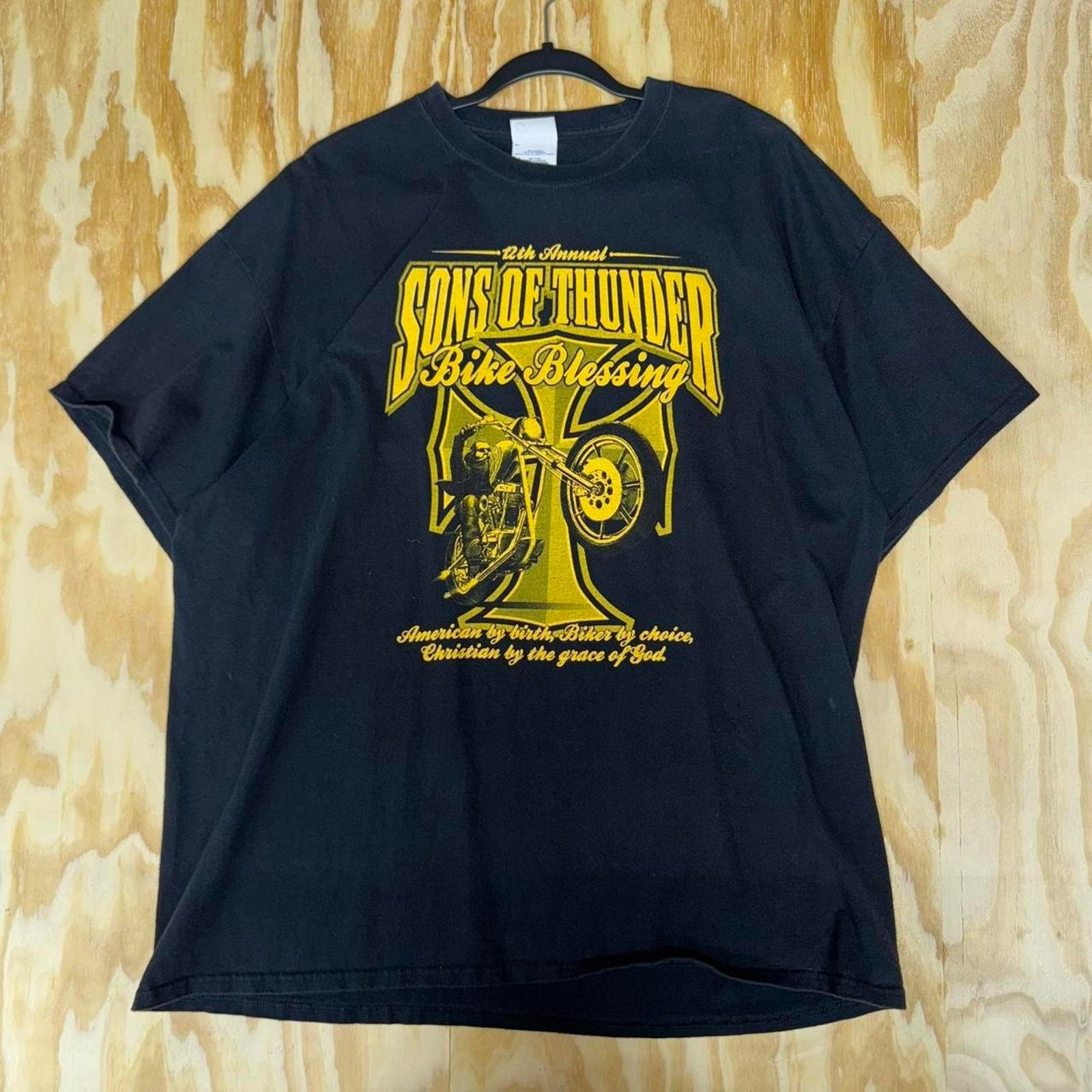 american thunder ジーザス　ビンテージ　L american thunder ジーザス ビンテージ L