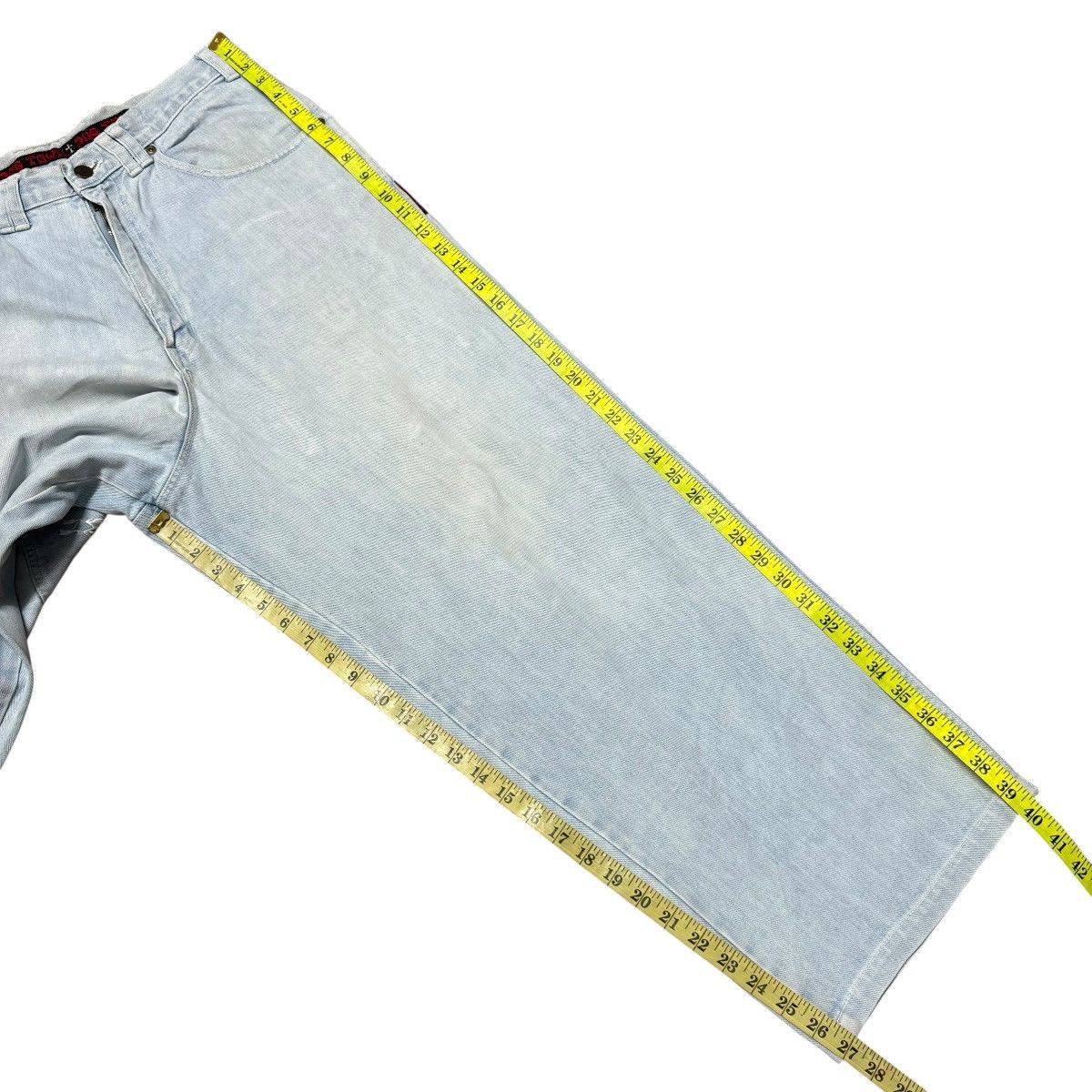 Dogtown Vintage y2k Dogtown Light Wash Denim Baggy Jeans Size US 32 / EU 48 - 19 Thumbnail
