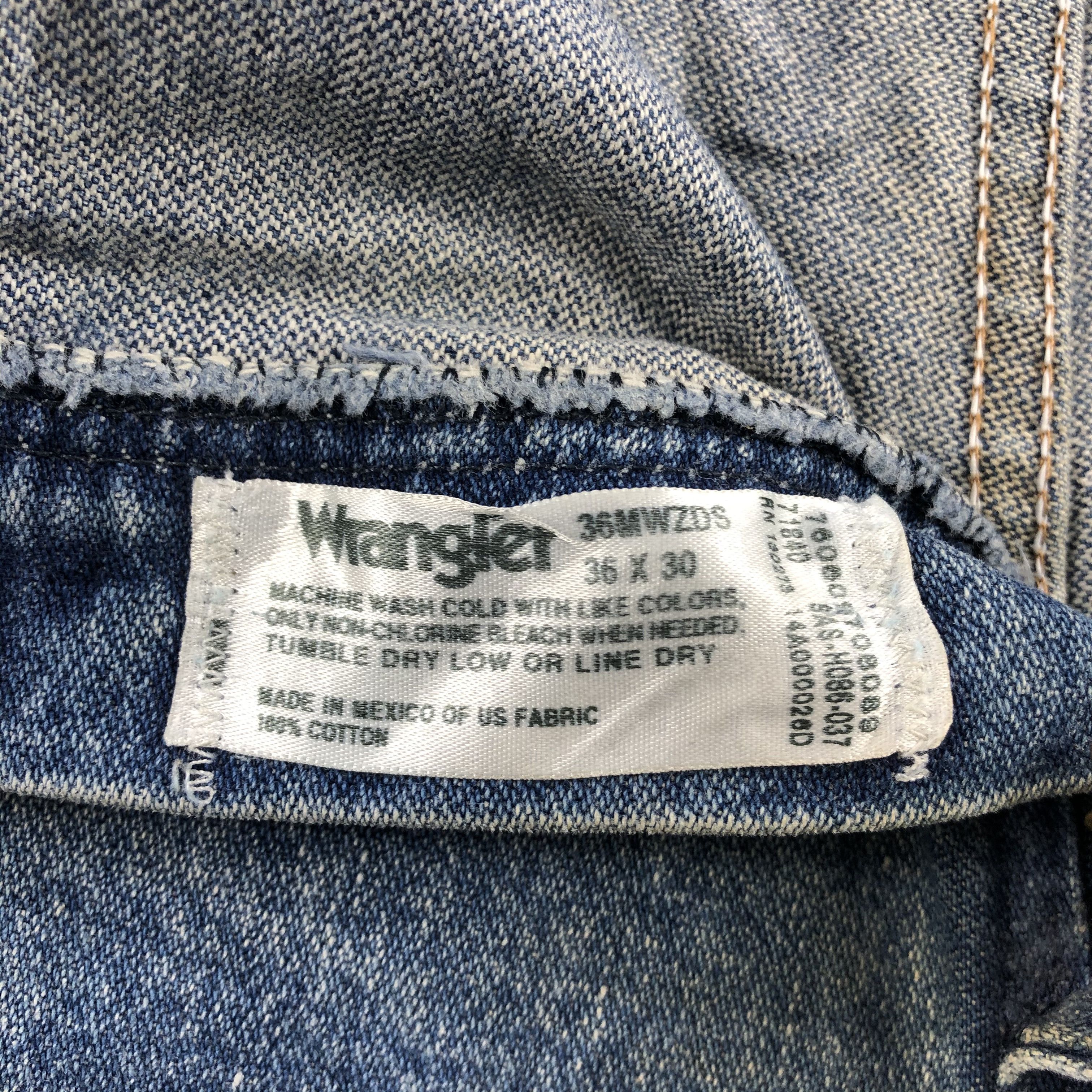 Vintage Vintage Blue Wash Wrangler Jeans-J2102 Size US 36 / EU 52 - 9 Thumbnail