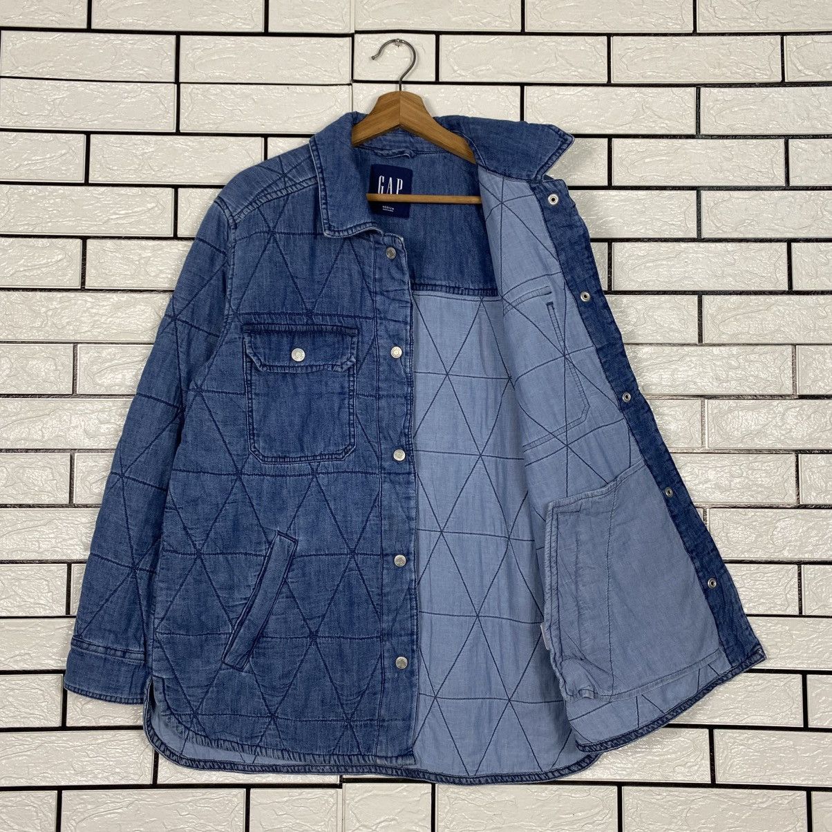 Japanese Brand Vintage Shirt Denim Jacket Gap Size US M / EU 48-50 / 2 - 12 Thumbnail