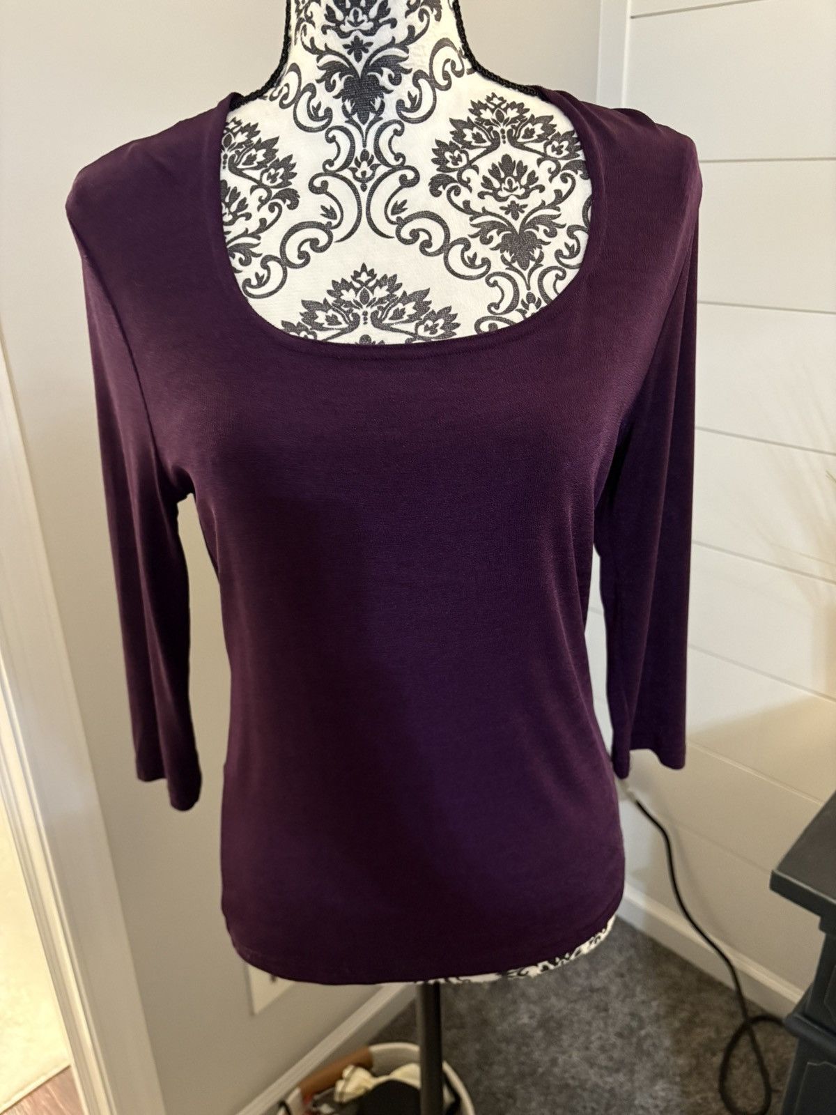 Other Purple size medium scoop neck top Size M / US 6-8 / IT 42-44 - 1 Thumbnail