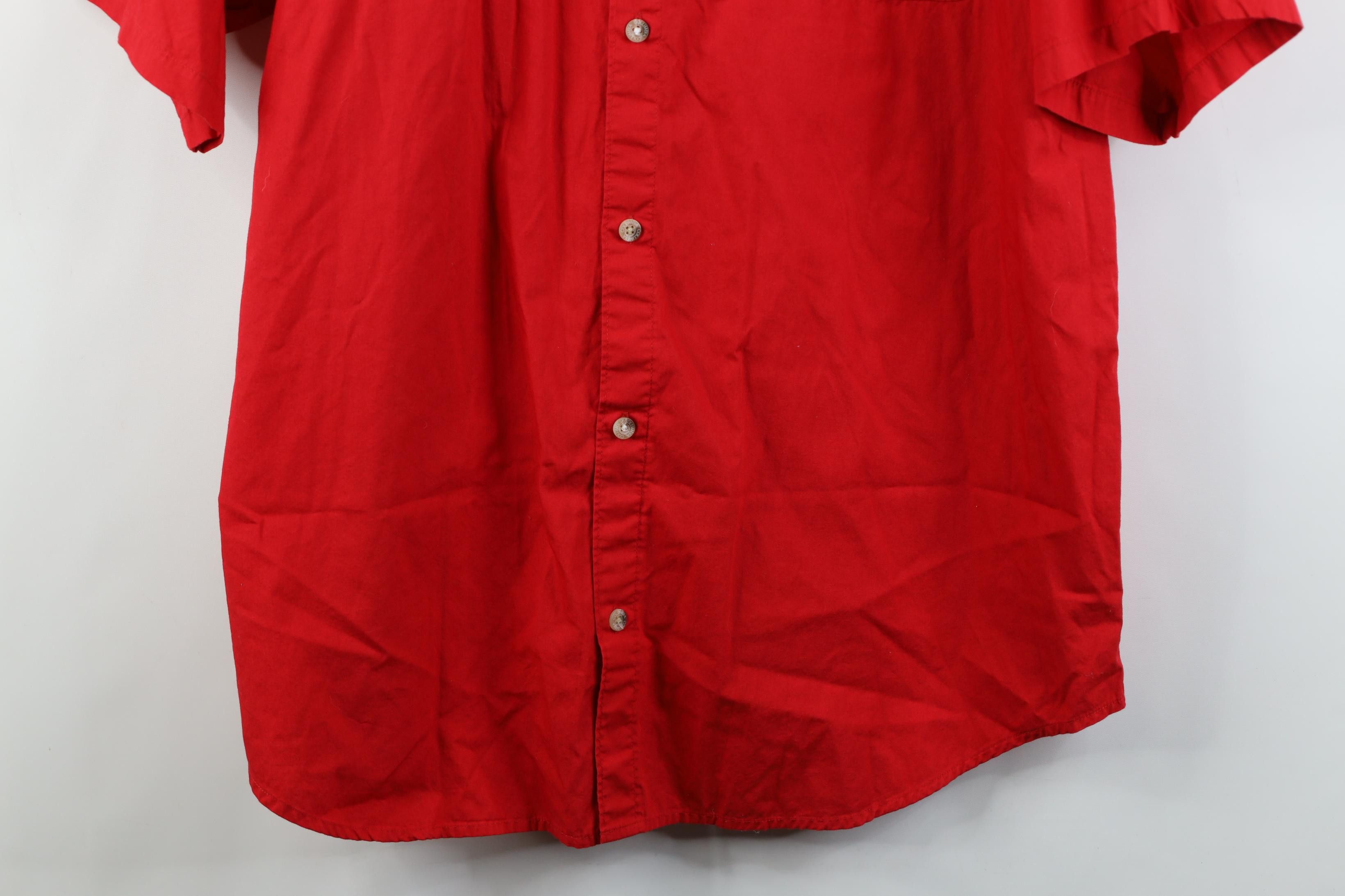 Columbia Columbia PHG Ohio State University Shooting Button Shirt Red Size US L / EU 52-54 / 3 - 3 Thumbnail