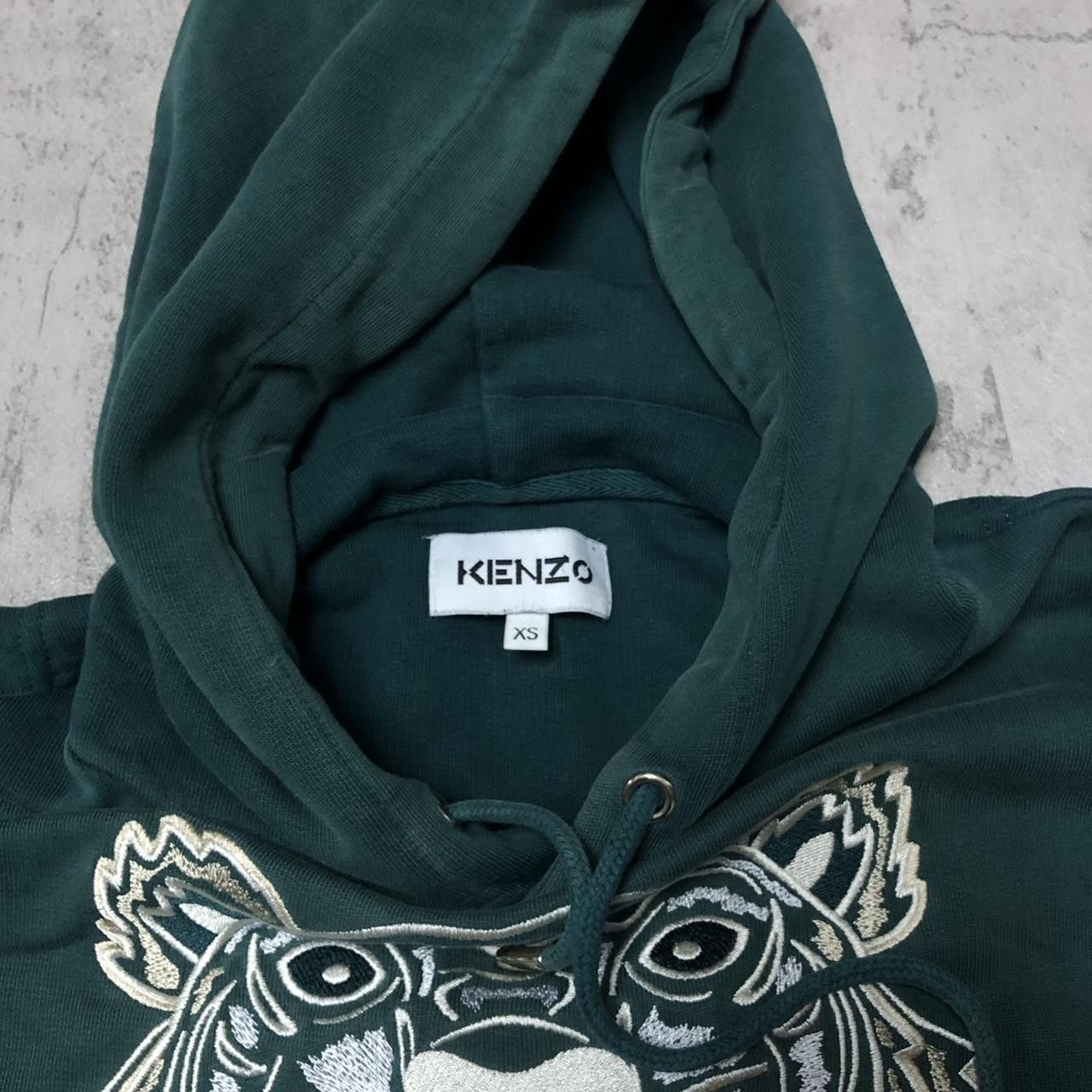 Kenzo Green Kenzo hoodie with gold tiger design #streetwear Size US XS / EU 42 / 0 - 4 Thumbnail
