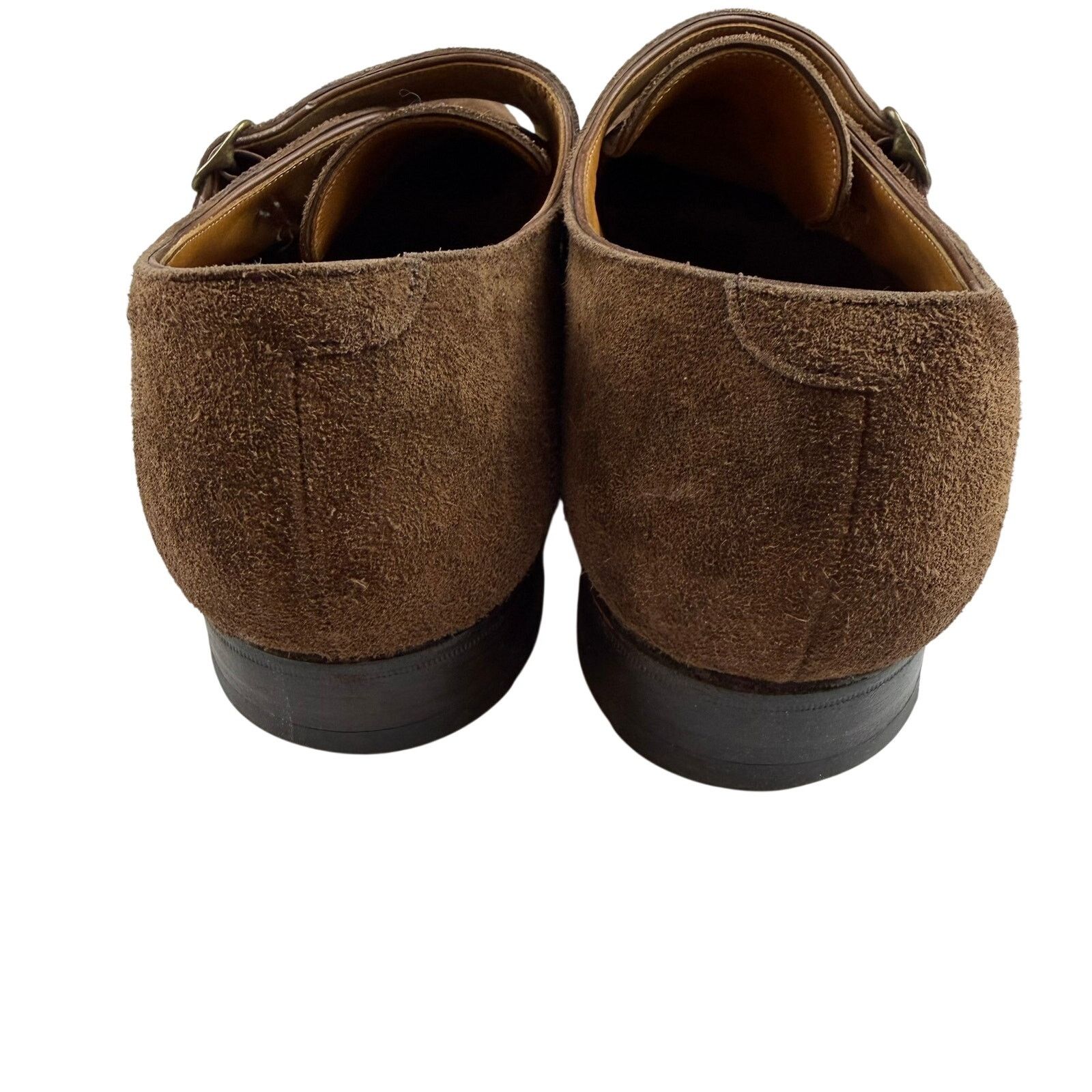 Tom James Tom James Laxton Suede Monk Strap Shoes 10.5D England Size US 10.5 / EU 43-44 - 6 Thumbnail