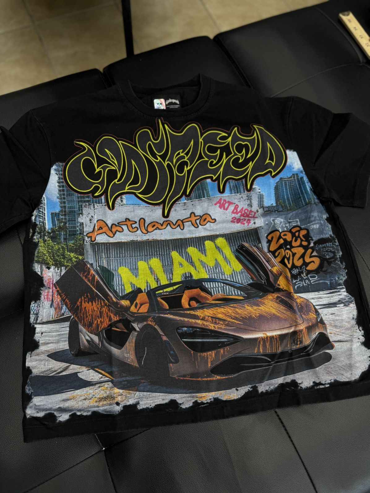 Godspeed Godspeed Miami Lambo Tee Shirt Size S (NEW) Size US S / EU 44-46 / 1 - 2 Thumbnail