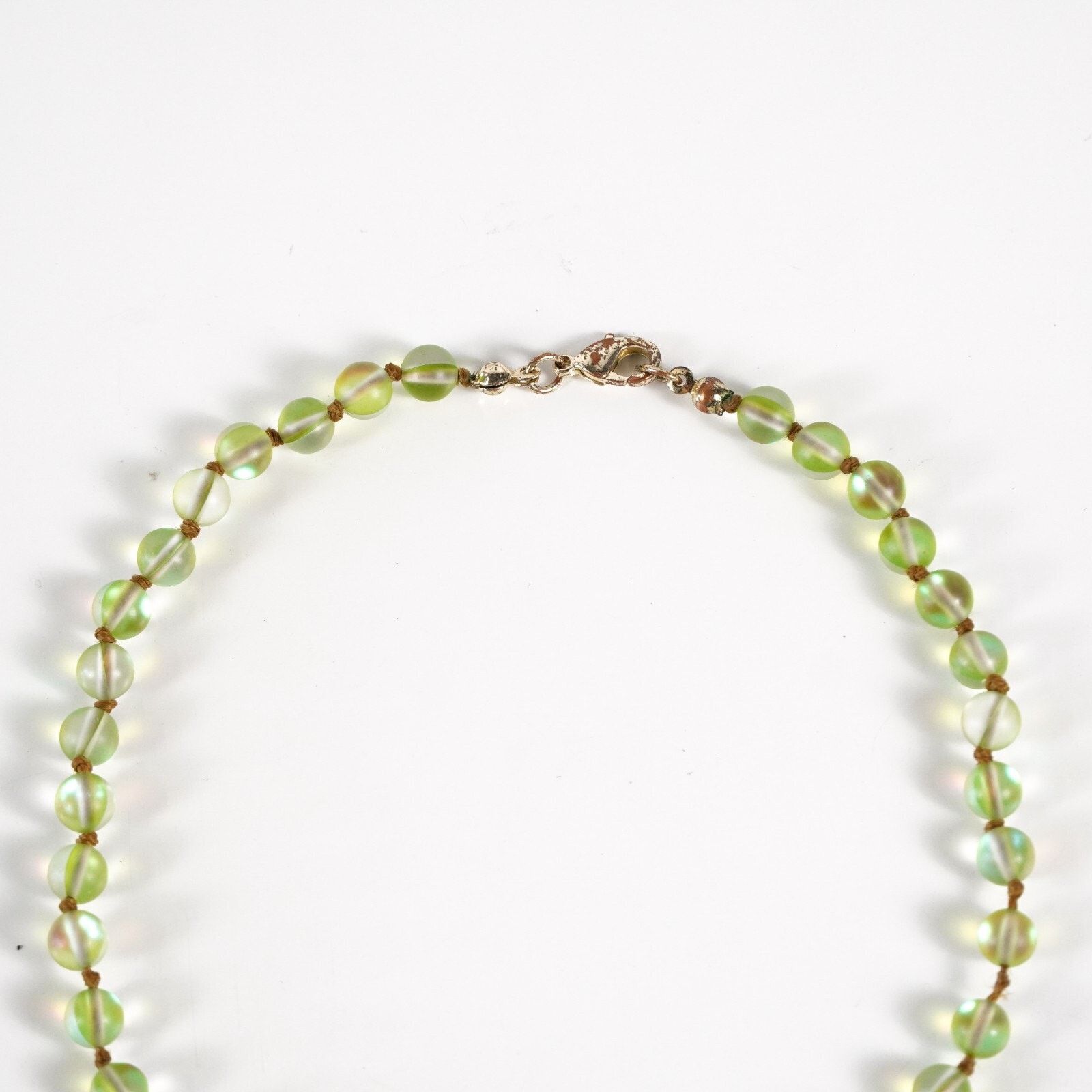 Other Green Holo Bead Holographic Beaded Gemstone Bracelet Jewelry Size ONE SIZE - 3 Thumbnail
