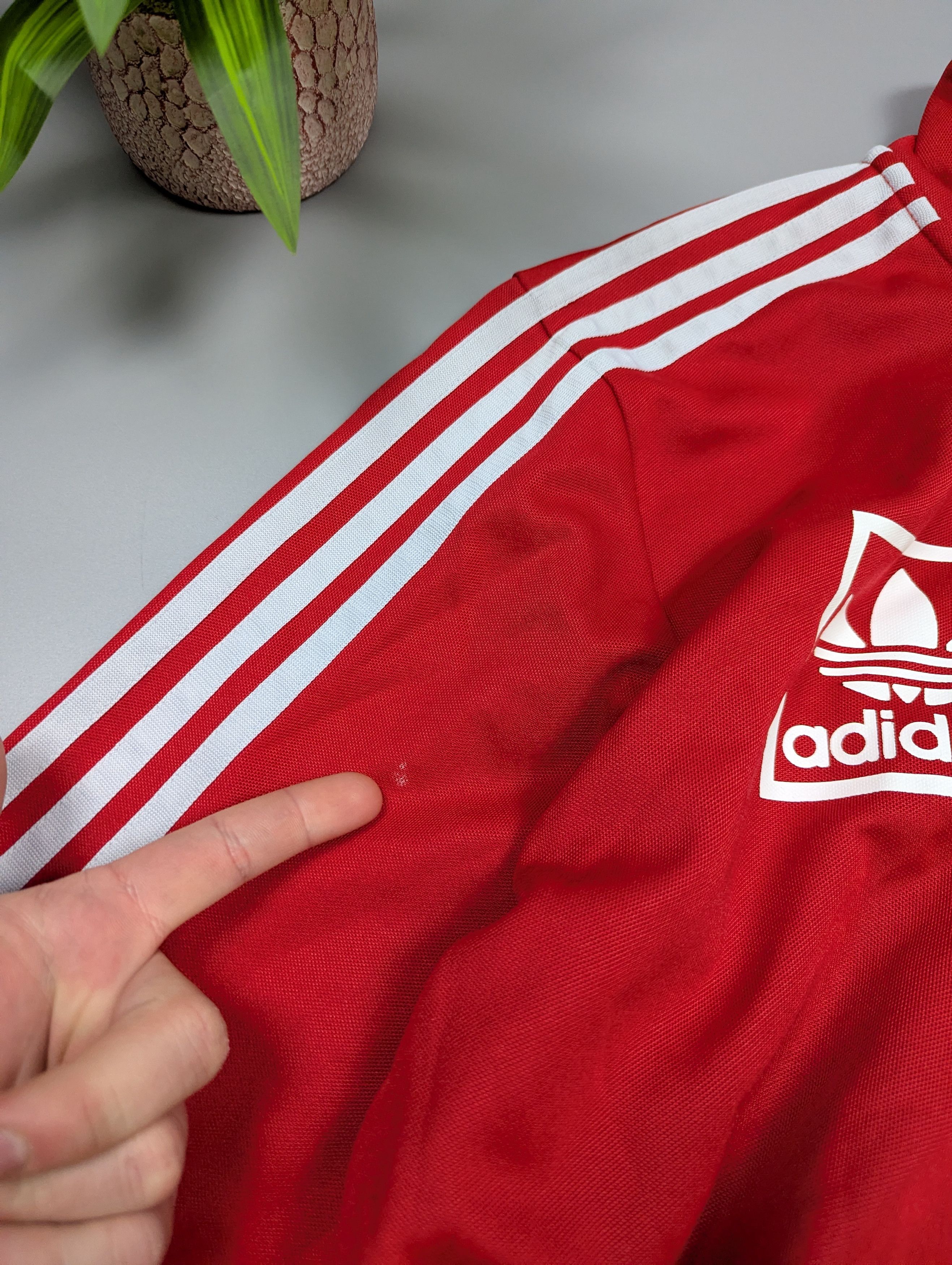 Adidas Adidas Originals Men's Red Track Jacket Trefoil 03 Size US L / EU 52-54 / 3 - 11 Thumbnail