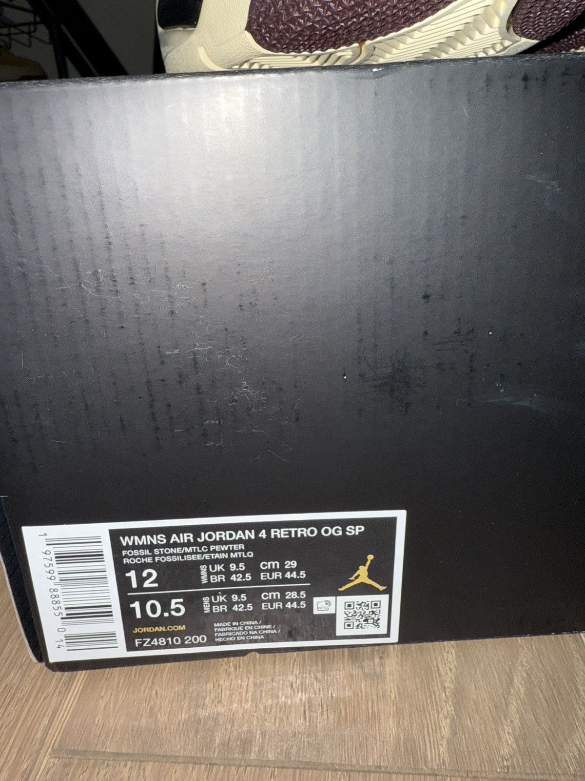 Jordan Brand Air Jordan 4 A Ma Maniere While You Were Sleeping 12W 10.5M Size US 10.5 / EU 43-44 - 11 Thumbnail