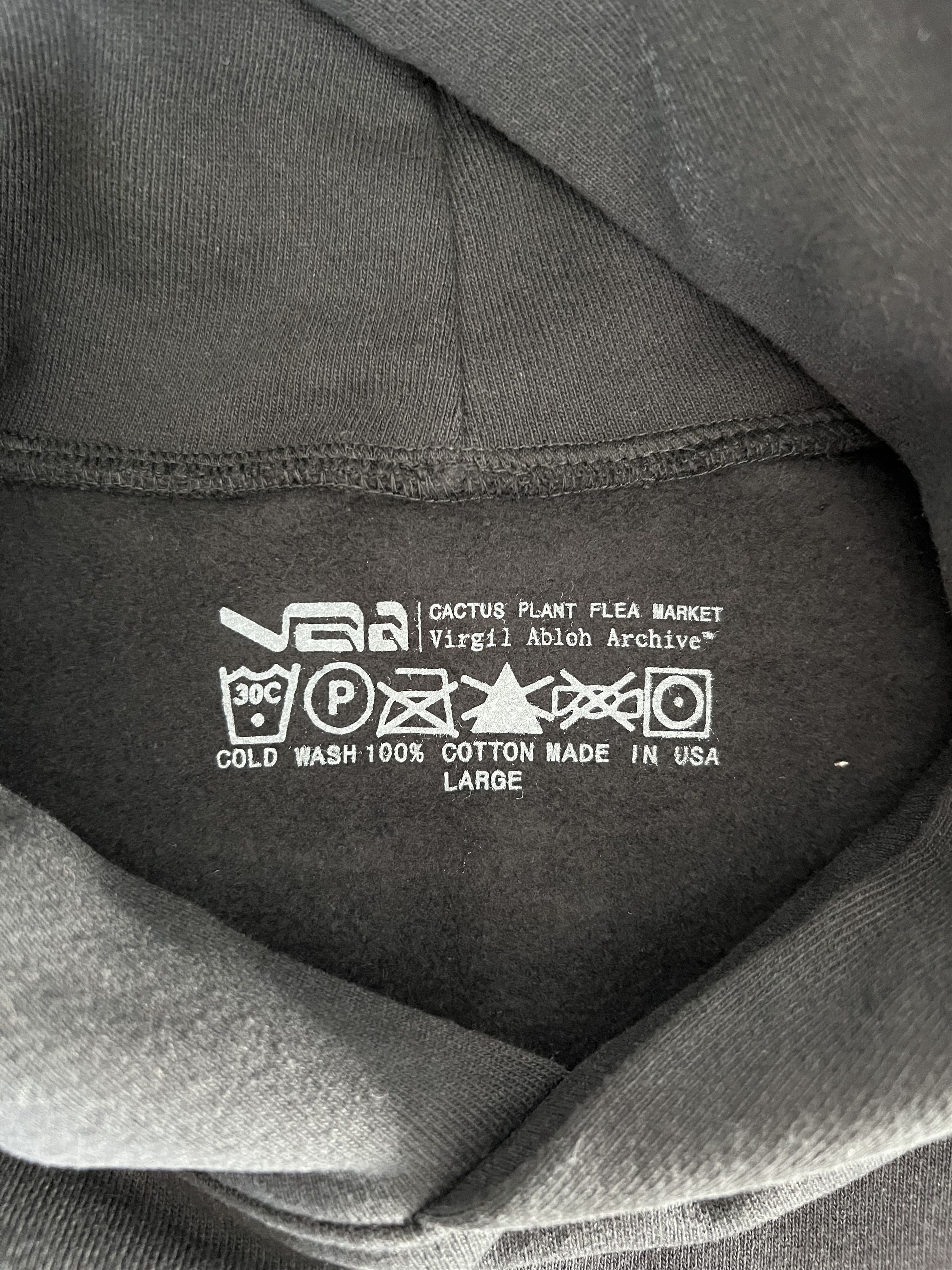 Cactus Plant Flea Market Virgil Abloh CPFM Virgil Was Here Hoodie in Black Size US L / EU 52-54 / 3 - 7 Thumbnail