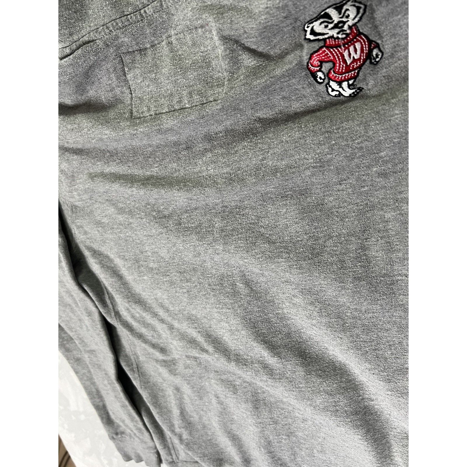 Vintage Vintage Wisconsin Badgers Full Zip Hoodie Sweatshirt Size Me Size US M / EU 48-50 / 2 - 8 Thumbnail