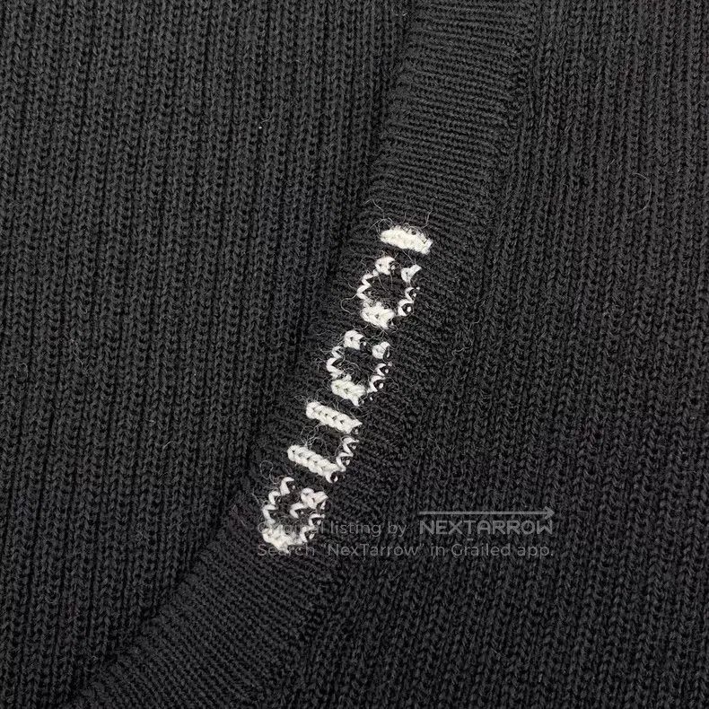 Gucci Gucci 24 black wool single-breasted long-sleeved knitted c Size L / US 10 / IT 46 - 5 Thumbnail