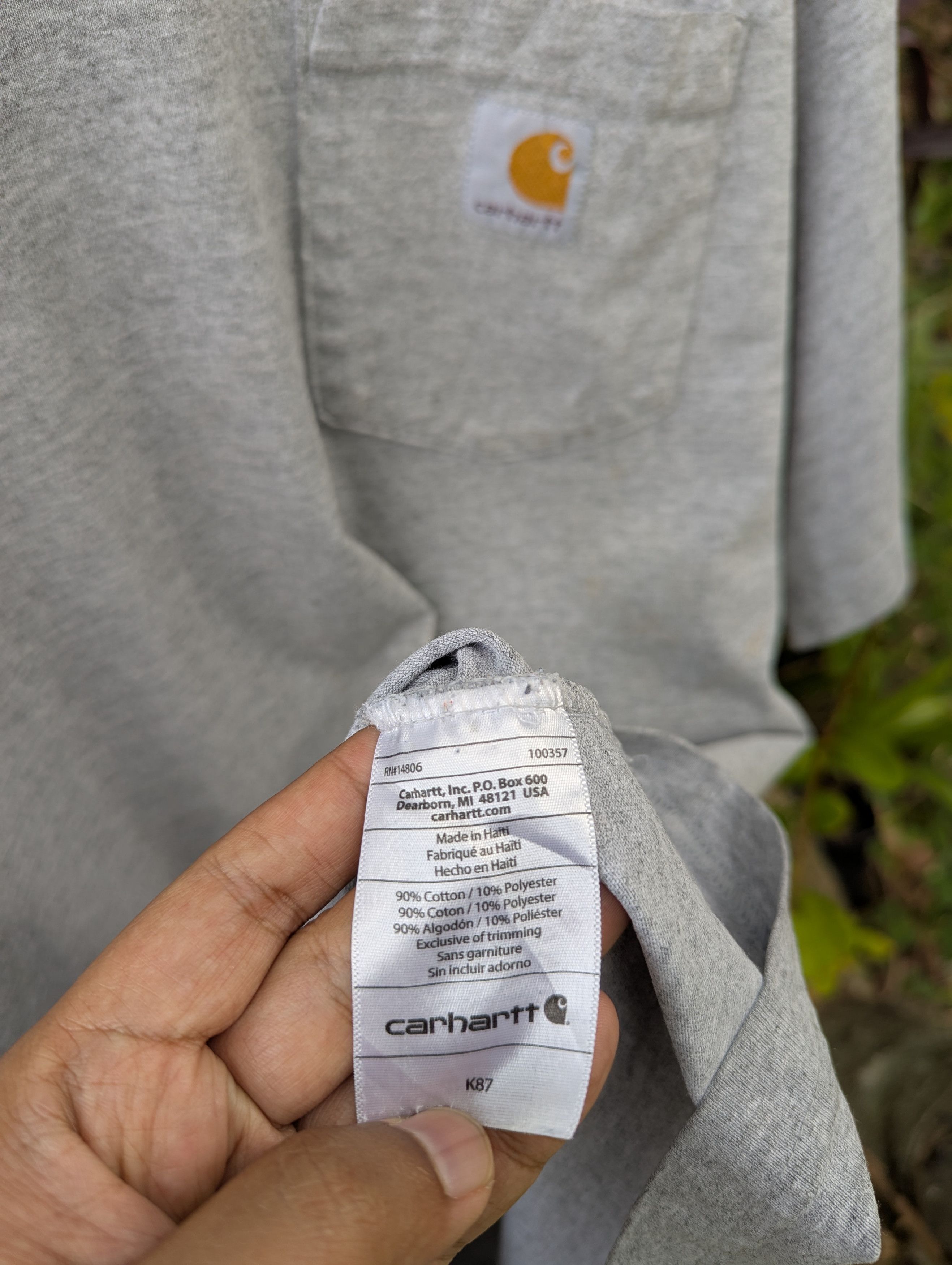 Carhartt Thrashed Carhartt Sunfaded Tshir Size US XL / EU 56 / 4 - 7 Thumbnail