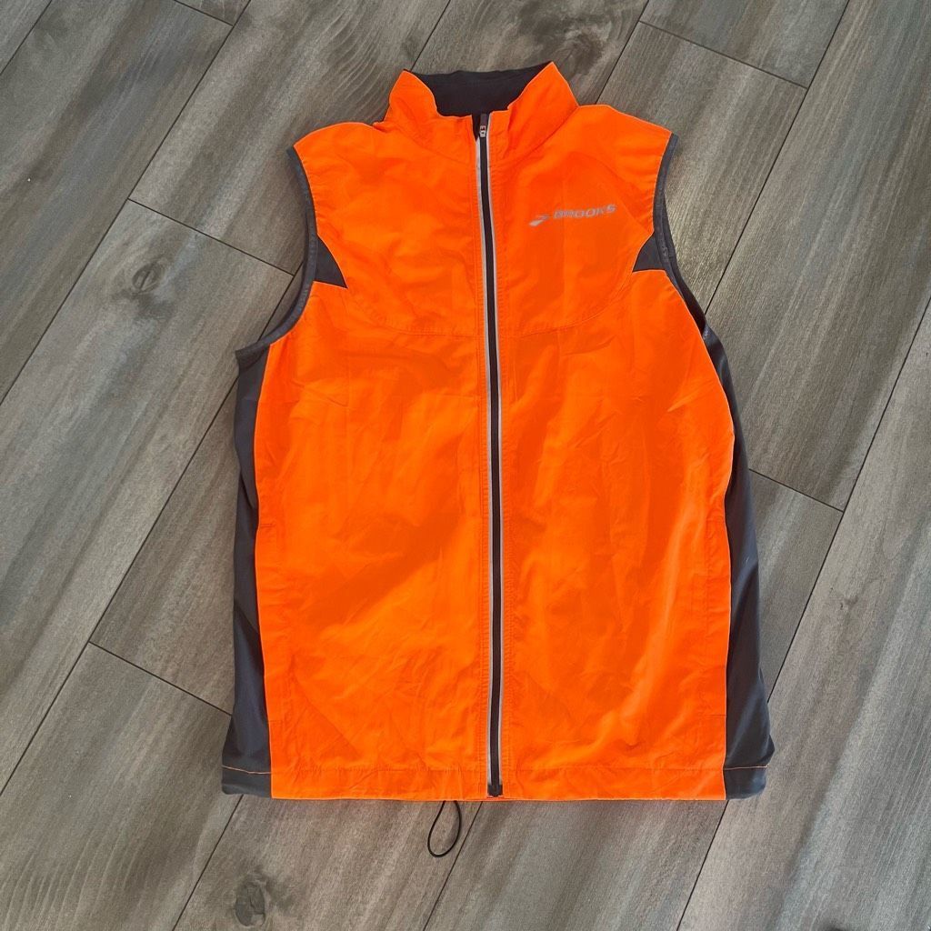 Brooks Brooks Orange Athletic Running Vest Men Small Size S / US 4 / IT 40 - 1 Thumbnail