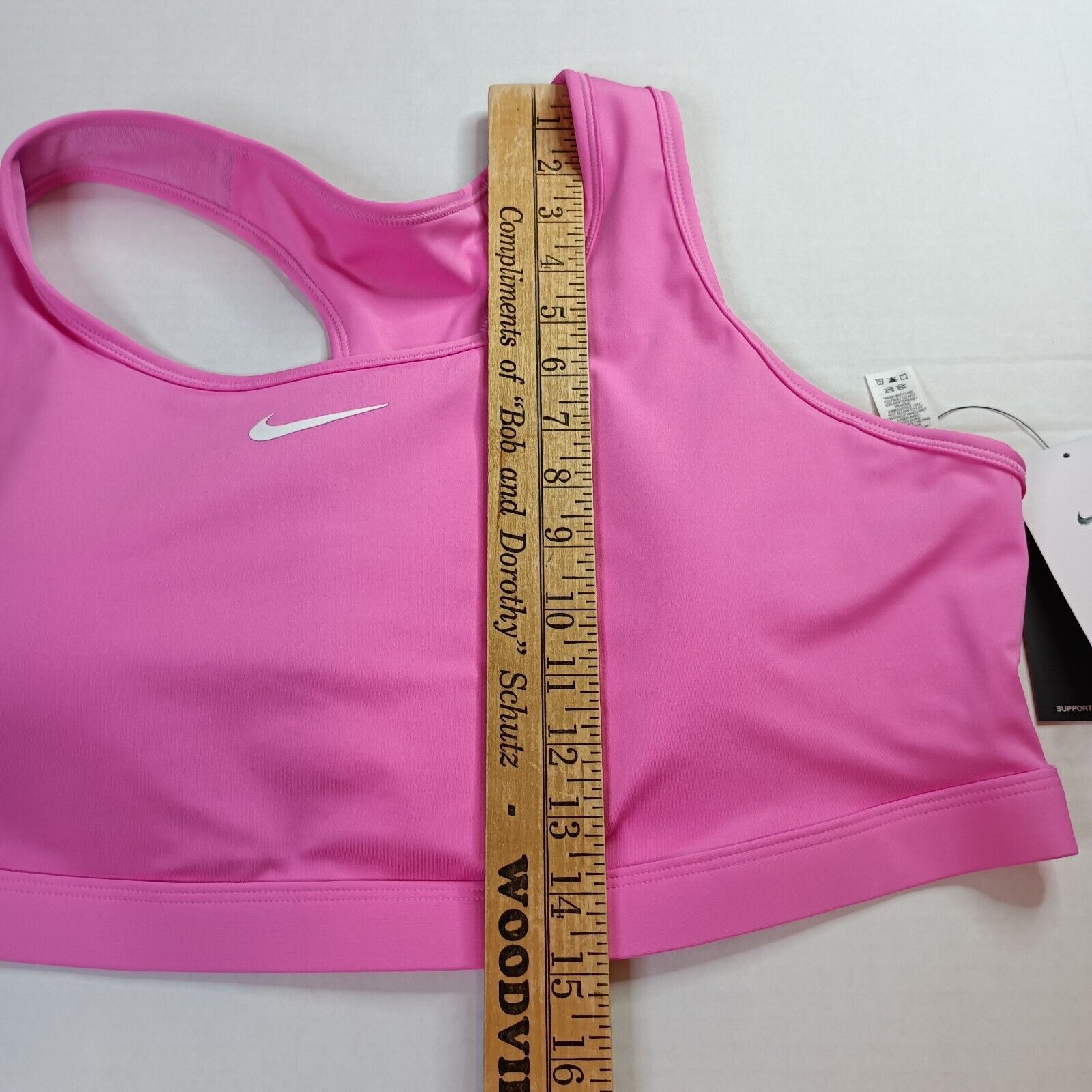 Nike Nike Dri-FIT Medium Support Padded Sports Bra Plus Pink 3X Size ONE SIZE - 5 Thumbnail
