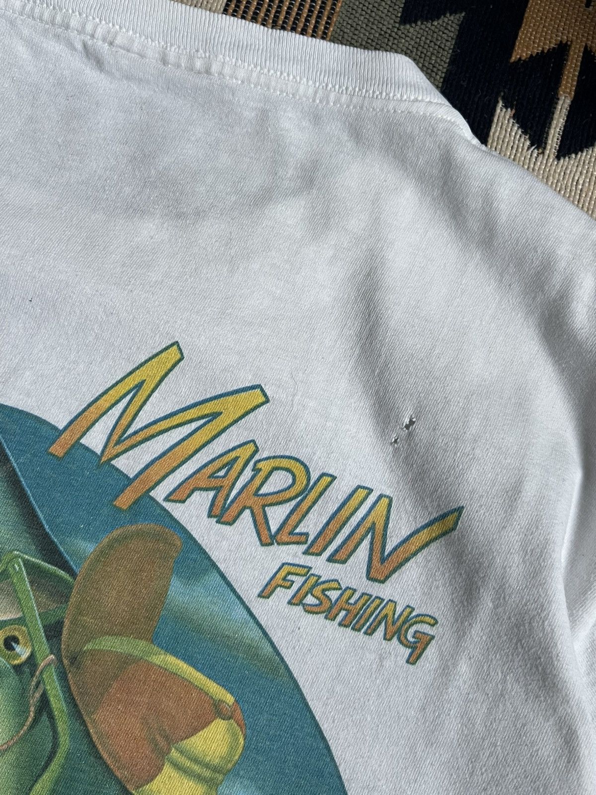 Caribbean × Vintage Vintage 1991 Caribbean Soul Marling Fishing T-shirt Size US XL / EU 56 / 4 - 8 Thumbnail