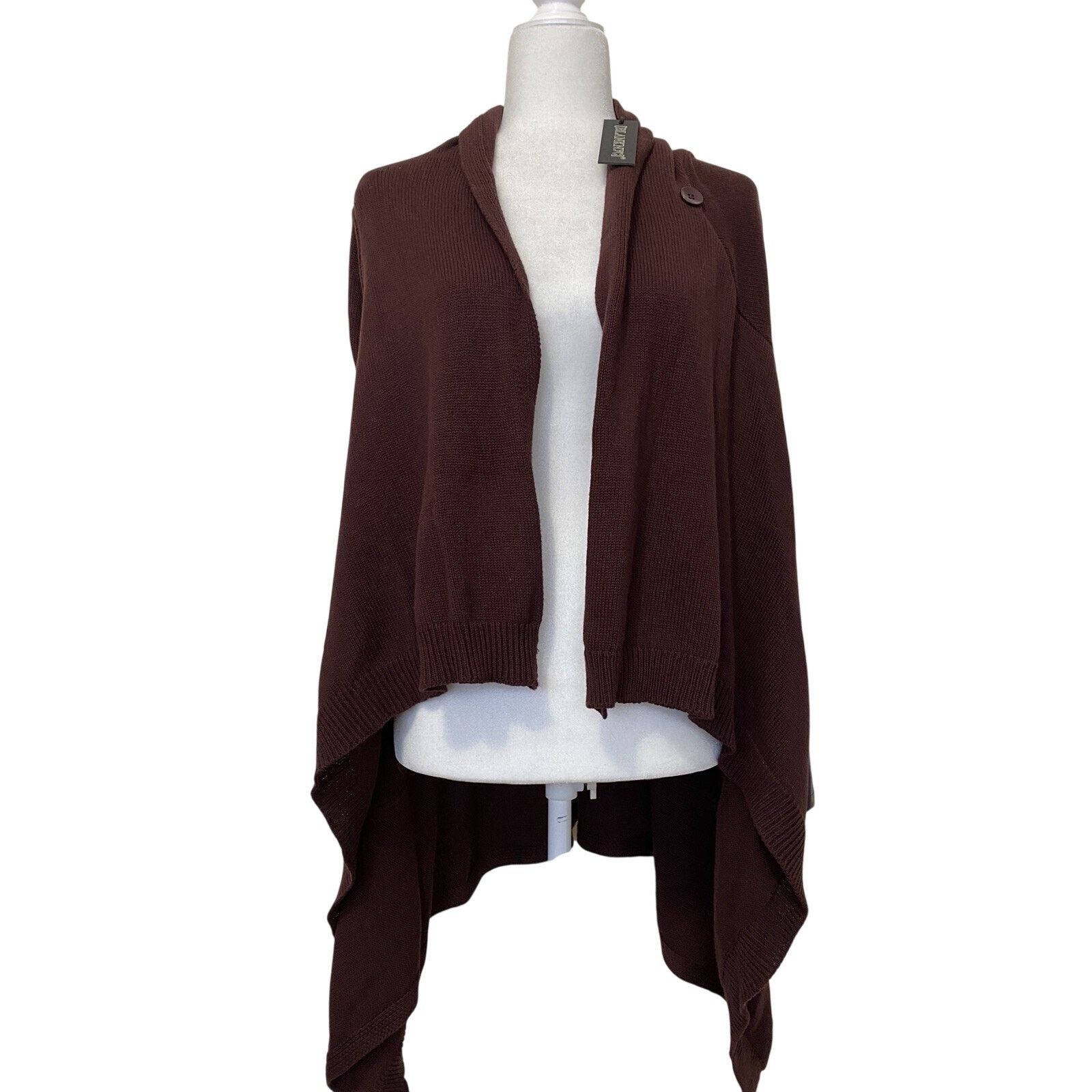 BLANKNYC Blanknyc Cardigan Sweater Women's Small Faux Leather A003054 Size S / US 4 / IT 40 - 7 Thumbnail