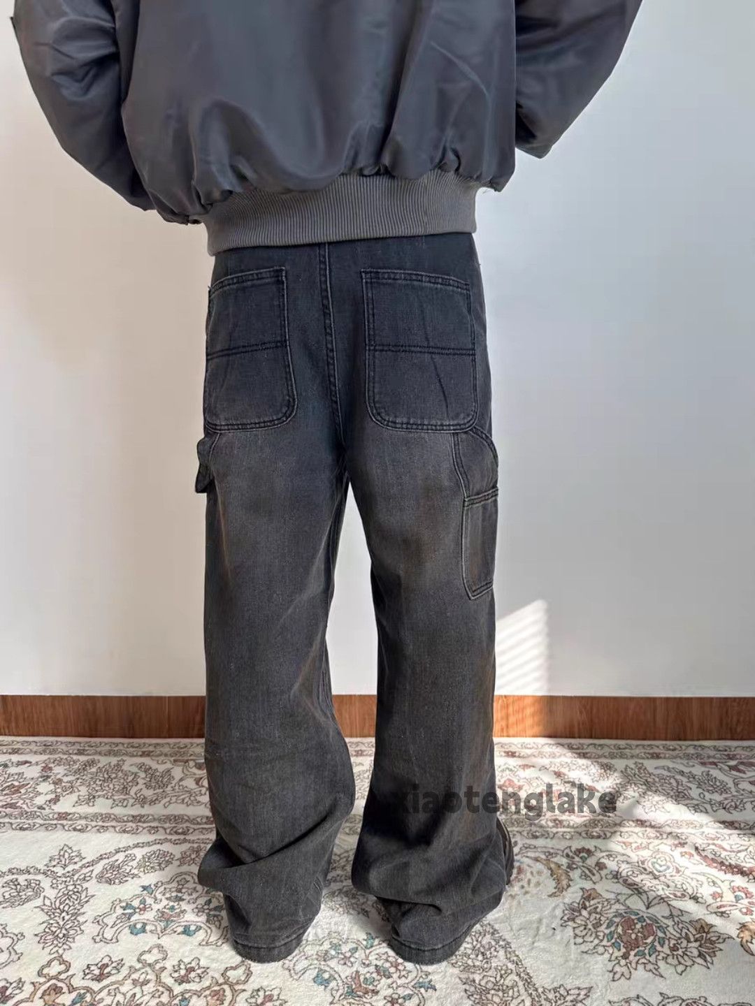 Japanese Brand xz vintage distressed punk grunge Stain carpenter jeans Size US 30 / EU 46 - 5 Thumbnail