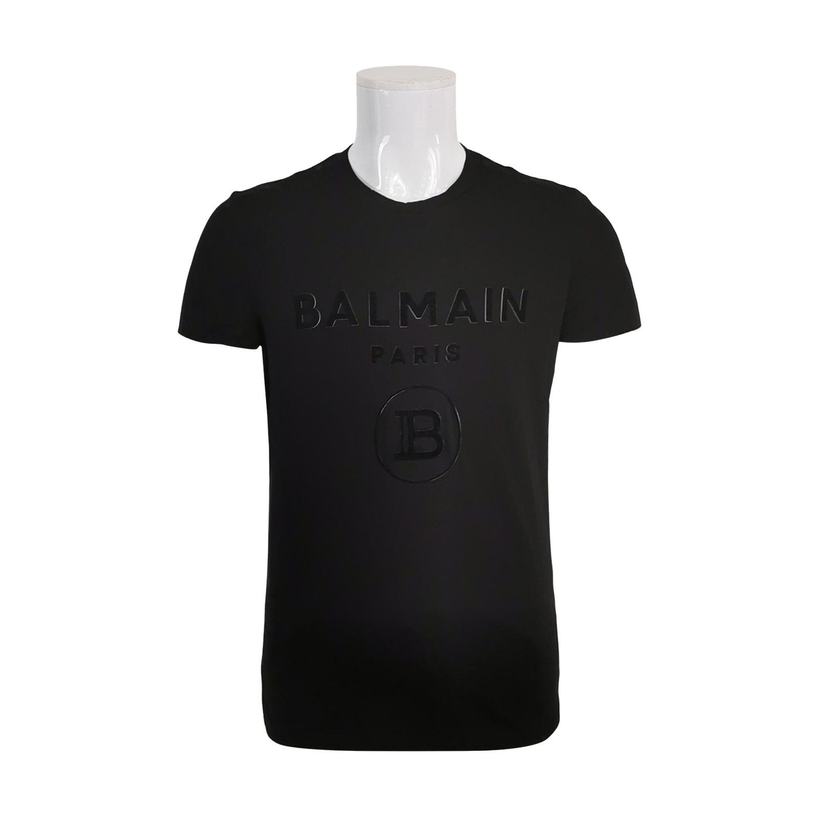 Balmain Balmain Embossed Logo Cotton T-Shirt Size S Size US S / EU 44-46 / 1 - 1 Thumbnail