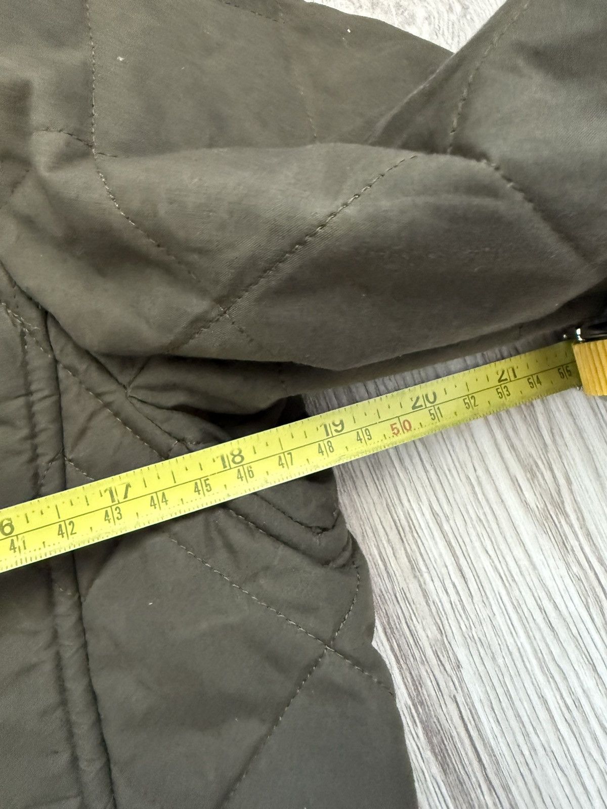 Le Chameau Quilted Field Jacket Olive – Women’s M / Size 10 in Green, Women's — image 3 of 6