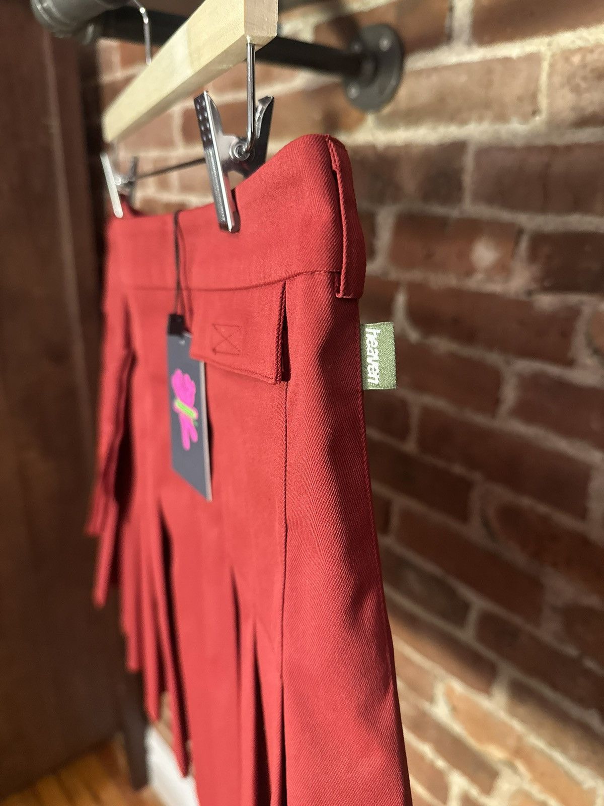 Heaven by Marc Jacobs Pleated Cargo Pockets Heaven Skirt Size 31" - 3 Thumbnail