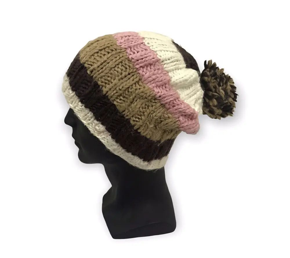 Ocean Pacific × Vintage Ocean Pacific Stripe Design Knit Beanie Hat Size ONE SIZE - 1 Thumbnail