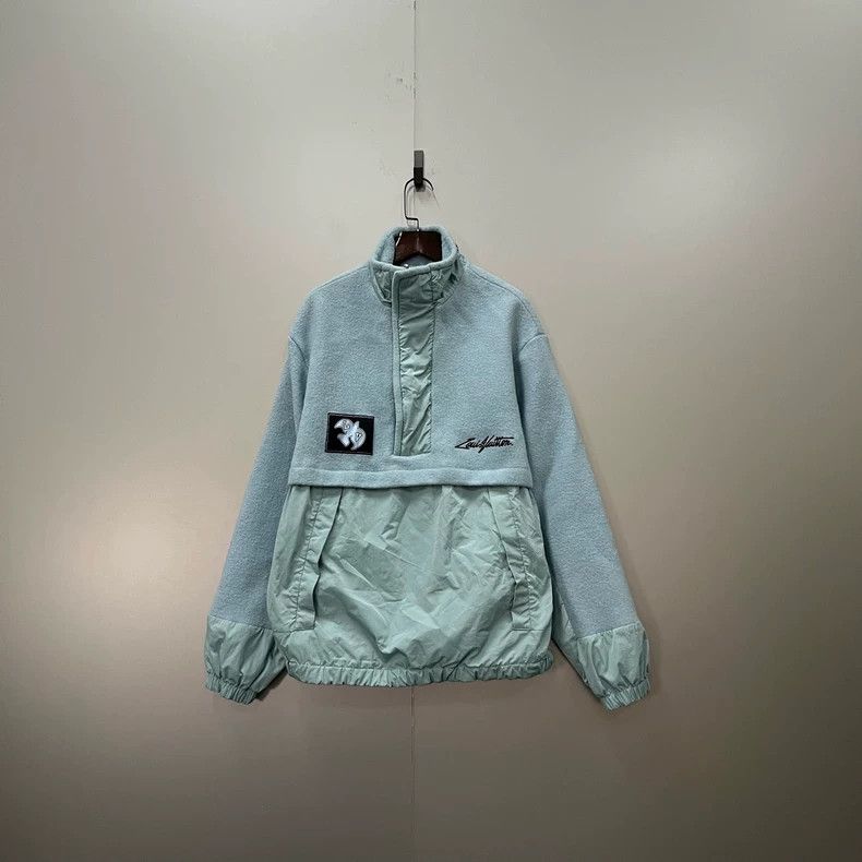 Louis Vuitton Louis Vuitton Embroidery logo half zip jacket 2501-Nextarro Size US M / EU 48-50 / 2 - 1 Thumbnail