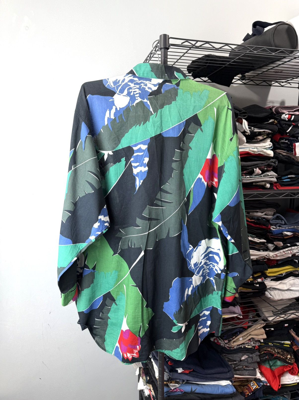Vintage Rare Vintage France Made Rodier Flowers Print Shirt Buttons Size M / US 6-8 / IT 42-44 - 10 Thumbnail
