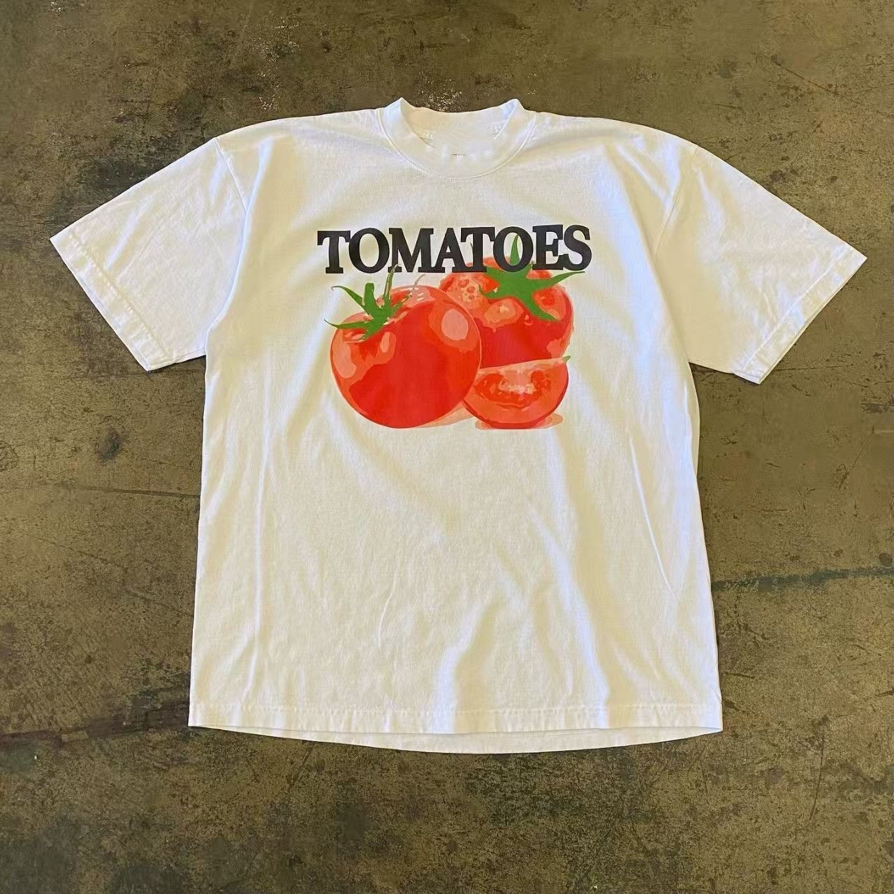 Japanese Brand White retro tomato print t-shirt Size US M / EU 48-50 / 2 - 1 Thumbnail