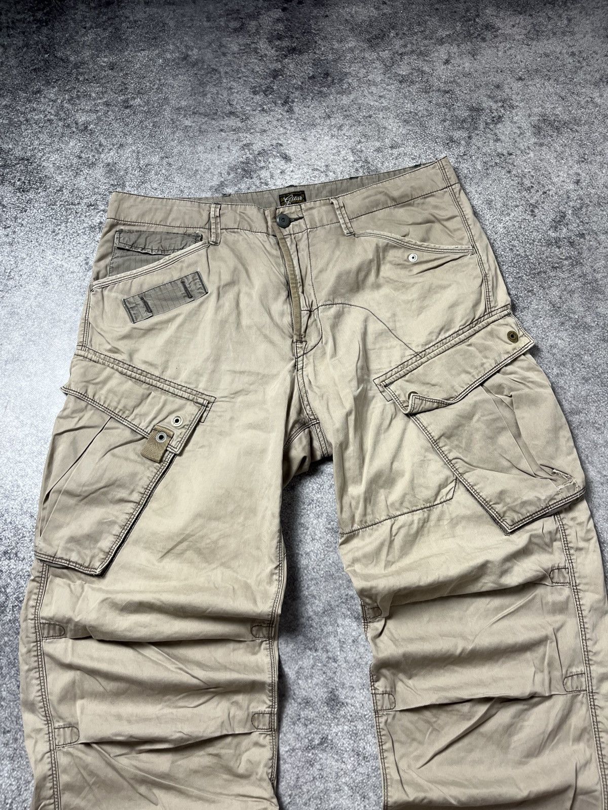 G-Star 🔥90'S G STAR RAW MULTIPOCKET MILITARY CARGO PANTS Size US 34 / EU 50 - 11 Thumbnail