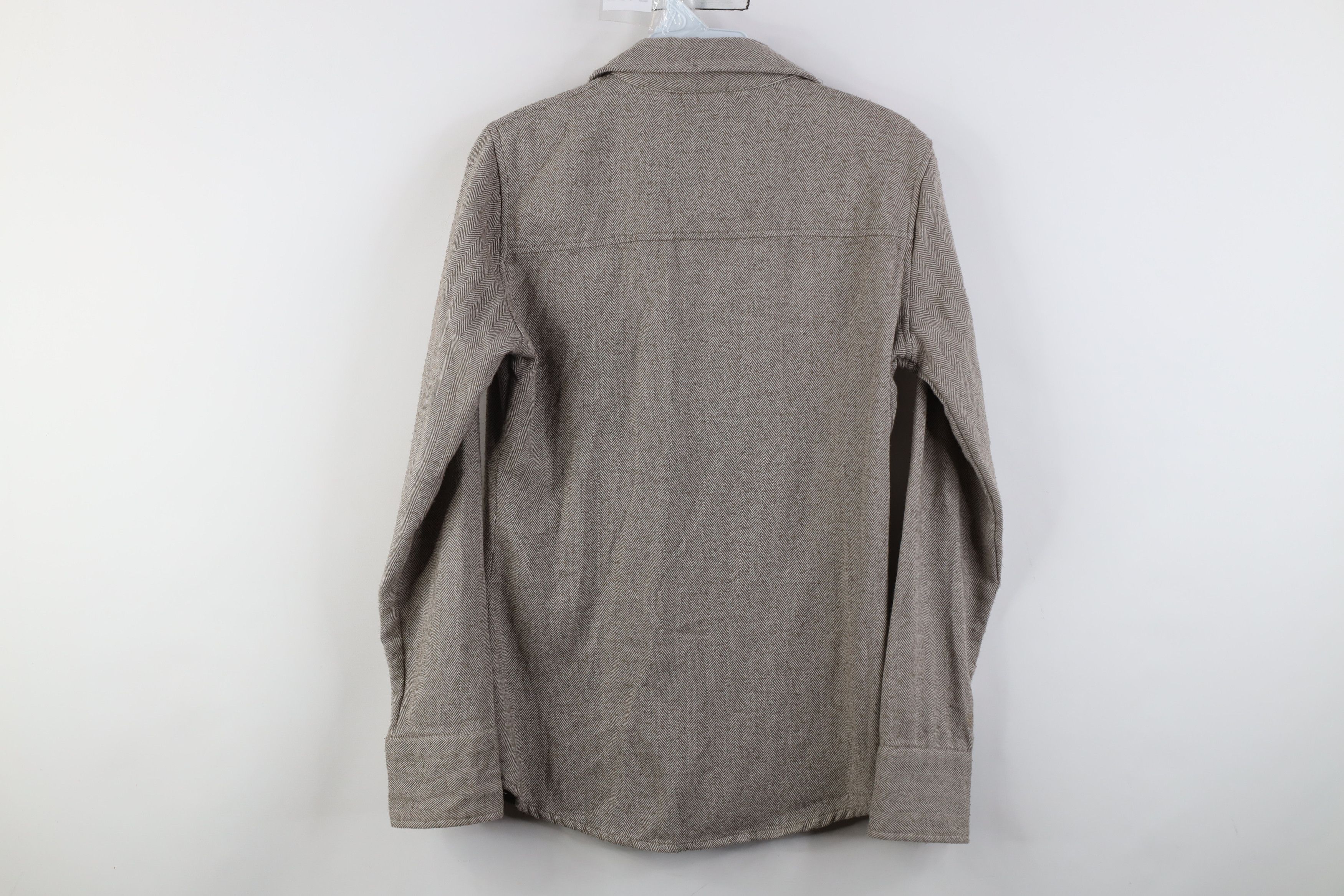 Vintage Vintage Horse Equestrian Herringbone Flannel Collared Shirt Size M / US 6-8 / IT 42-44 - 13 Thumbnail