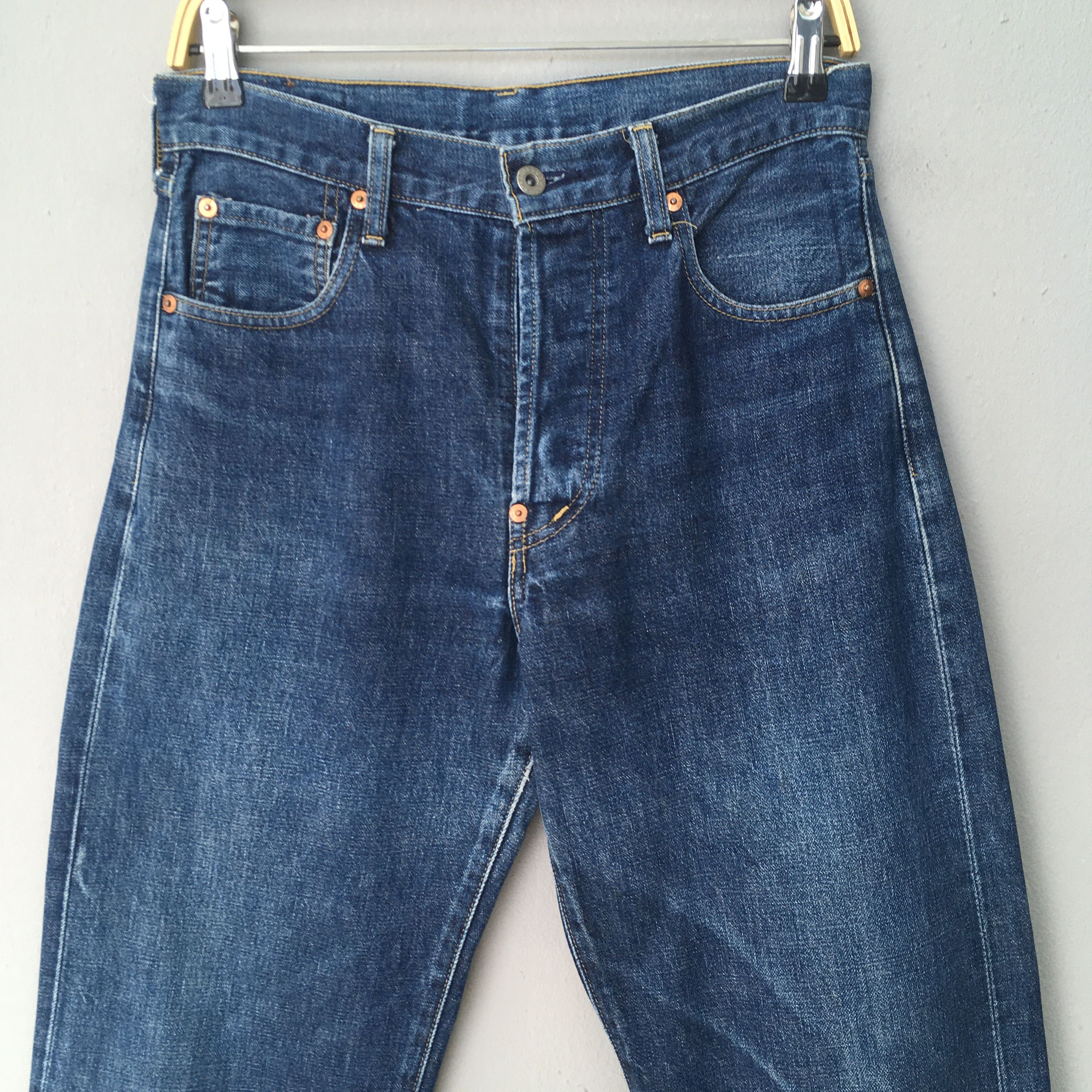 Levi's Size 30x31 90s Levis 702 LVC Buckle Back Big E Jeans S2000 Size US 30 / EU 46 - 2 Thumbnail