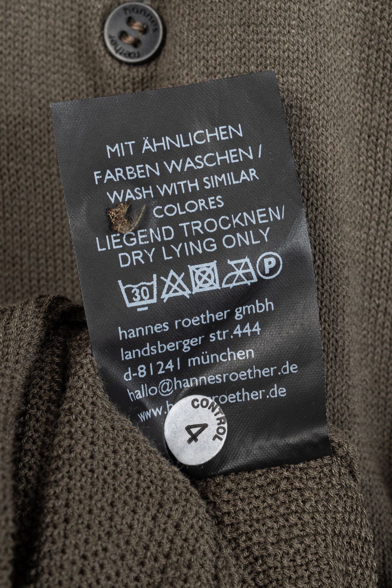 hannes roether hannes roether Brown Cotton-Blend Pique-Knit Buttoned Top Size US M / EU 48-50 / 2 - 11 Thumbnail
