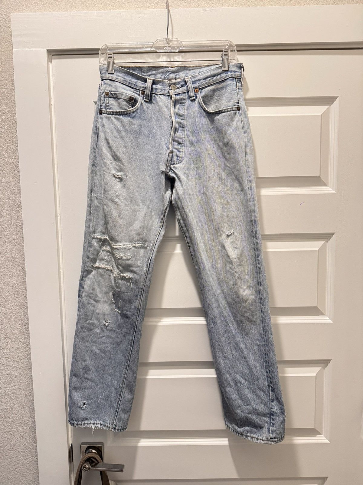 Vuja De Vuja De Miles Relaxed Fit Denim Ice Blue SIZE M | Grailed