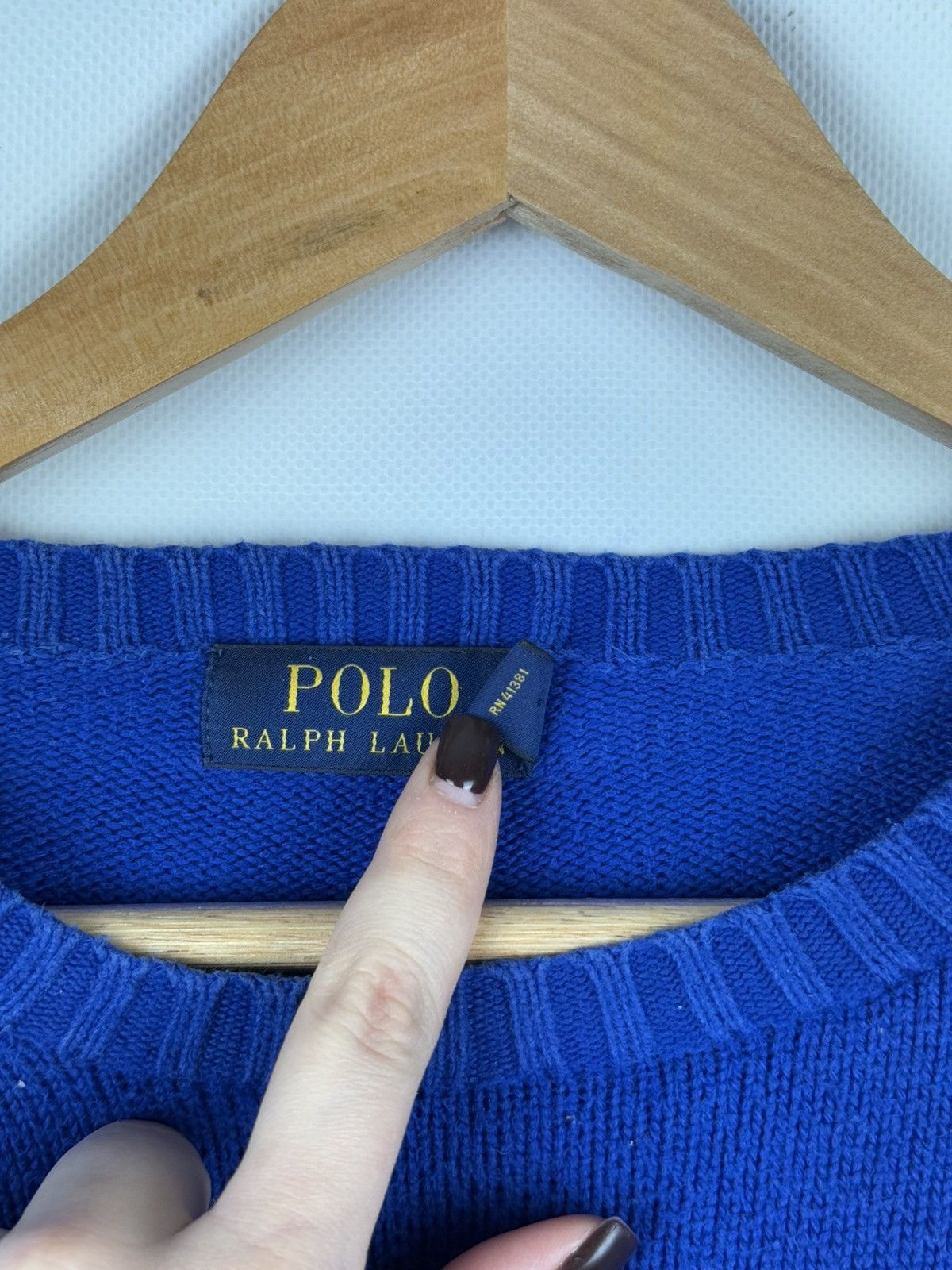 Polo Ralph Lauren Polo Ralph Lauren Knitted Cotton Crew Neck Sweater Pullover Size US L / EU 52-54 / 3 - 8 Thumbnail