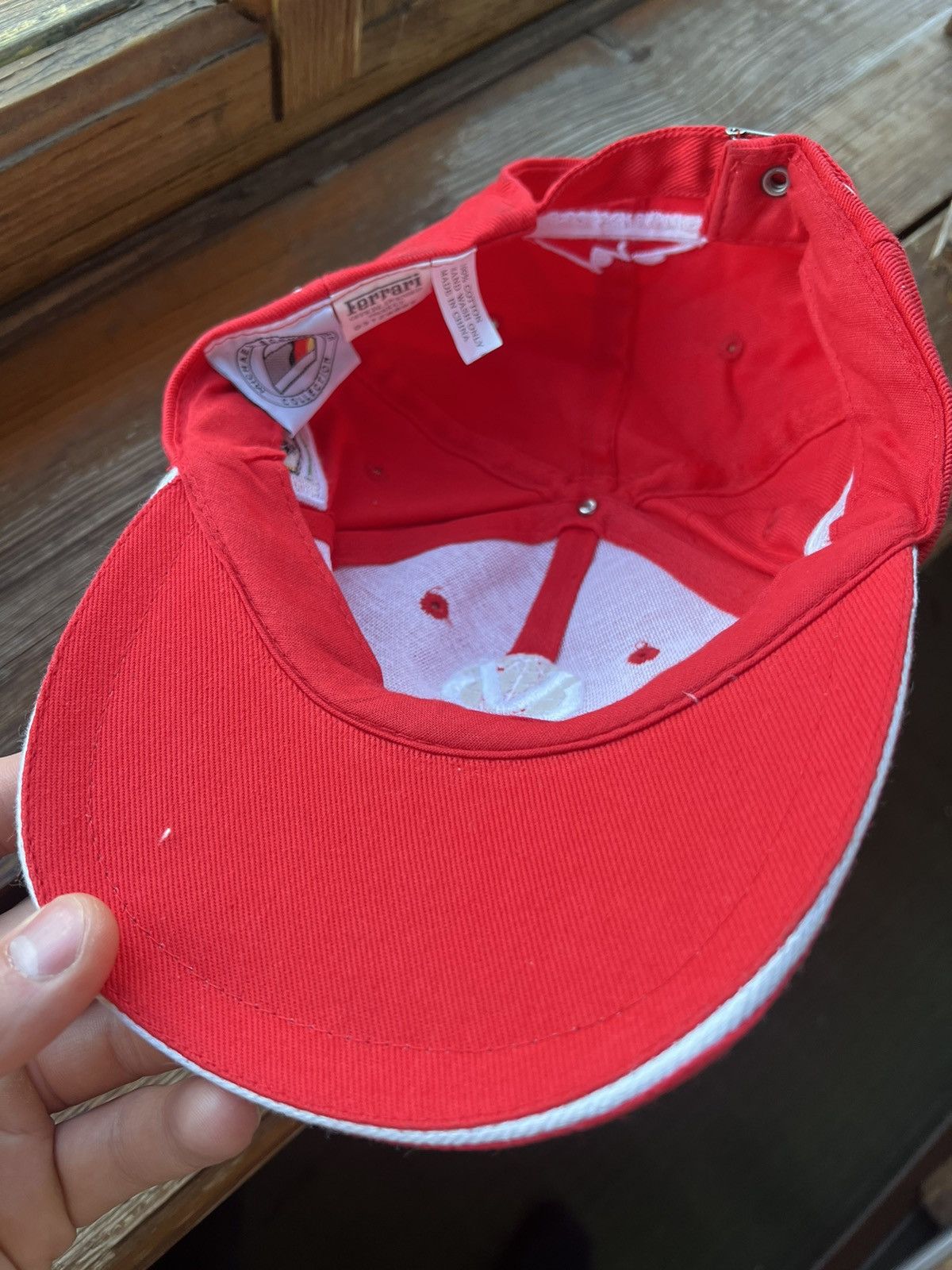 Ferrari Vintage F-1 Ferrari Schumacher Racing Trapper Hat Y2K Size ONE SIZE - 13 Thumbnail