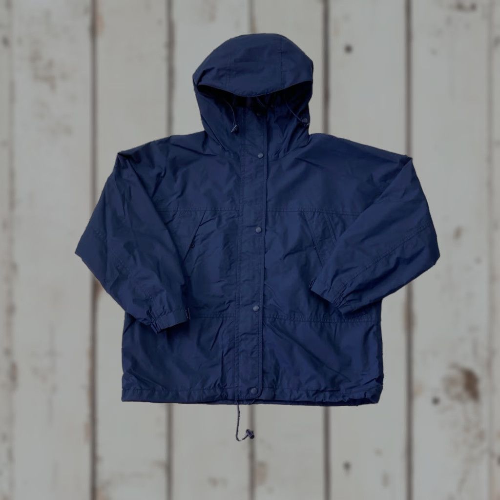 Eddie Bauer VINTAGE Eddie Bauer GORE-TEX Blue Hooded Jacket Shell Womens Medium Size M / US 6-8 / IT 42-44 - 1 Thumbnail
