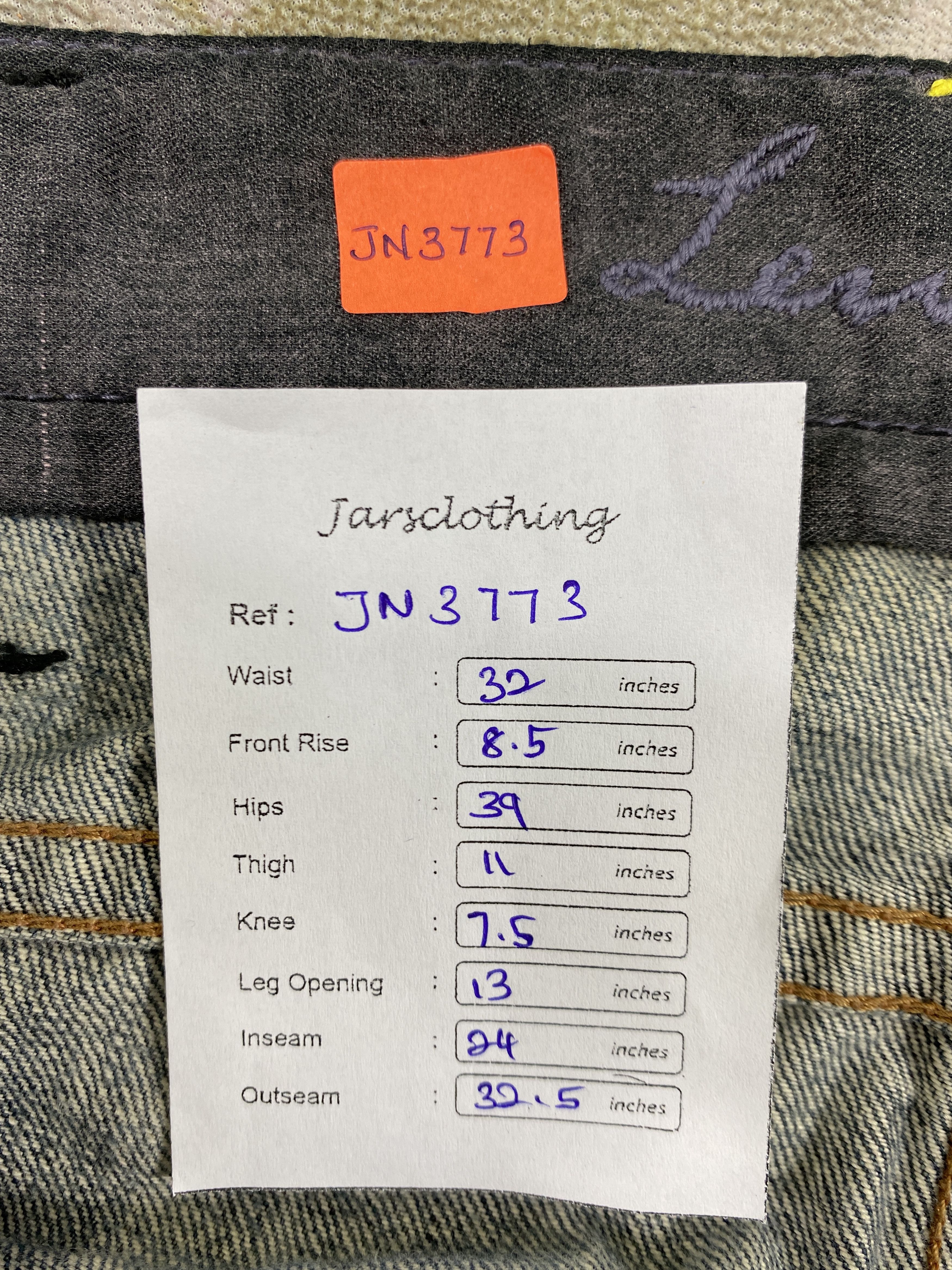 Levi's Vintage 3 Quarter Levi's Jeans 32x24 Denim- JN3773 Size US 32 / EU 48 - 8 Thumbnail