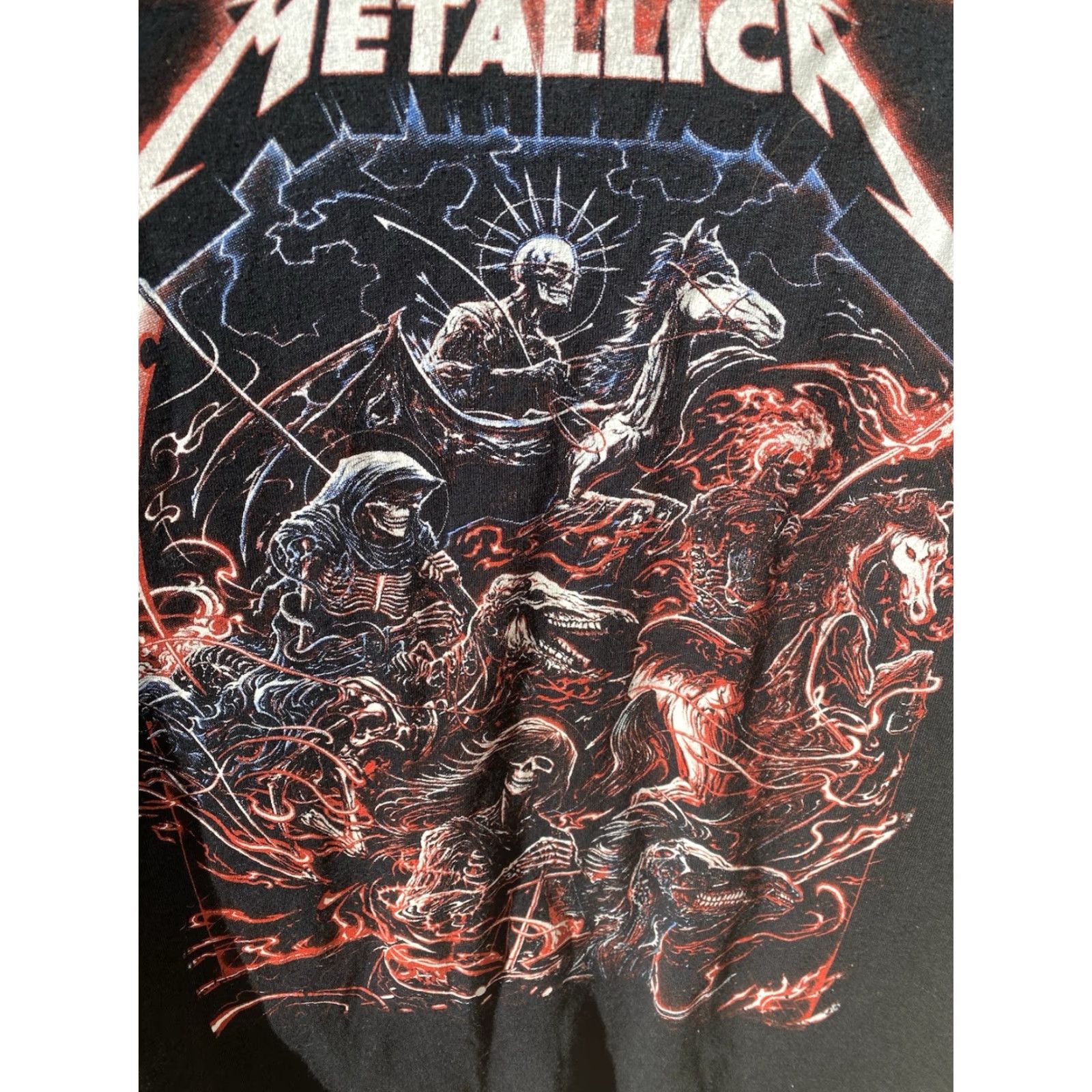 Gildan Metallica Worldwired Tour 2018 19 T Shirt Concert Band Tee Size Medium Short Sleeve Black Gildan Mens T-Shirt Graphic Print Band Tee Size US M / EU 48-50 / 2 - 5 Thumbnail