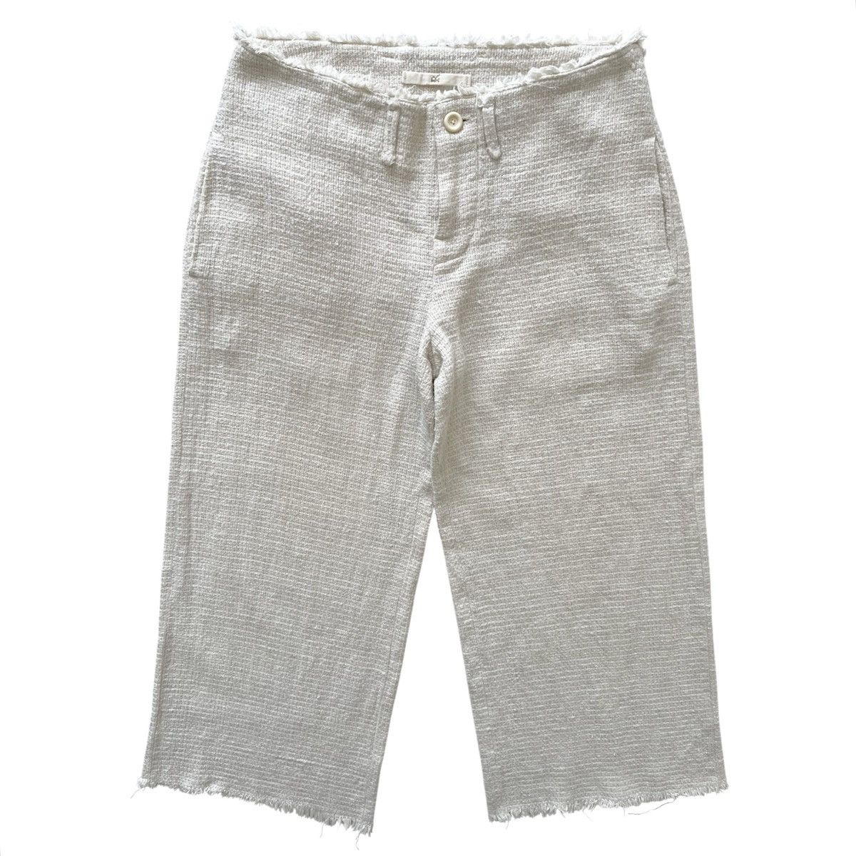 45rpm 45rpm Cotton-Linen Tweed Wide Pants Size 29" - 1 Thumbnail