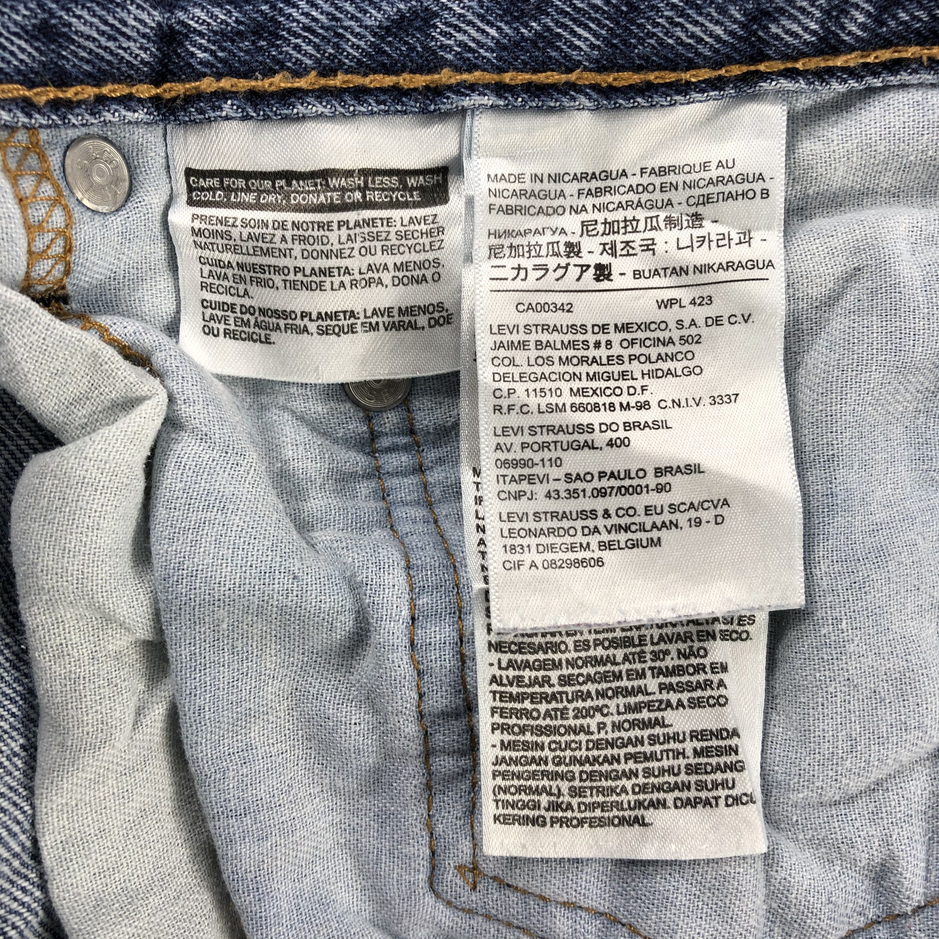 Levi's × Vintage Vintage Blue Wash Levis 517 Flare Jeans-JM2979 Size US 37 - 14 Thumbnail