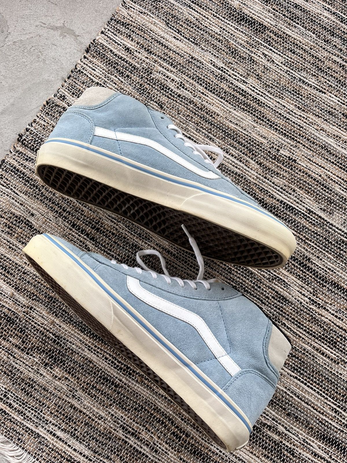Vans Vintage Rare Vans California Suede Mid Blue Sneakers sk8 y2k Size US 9 / EU 42 - 7 Thumbnail