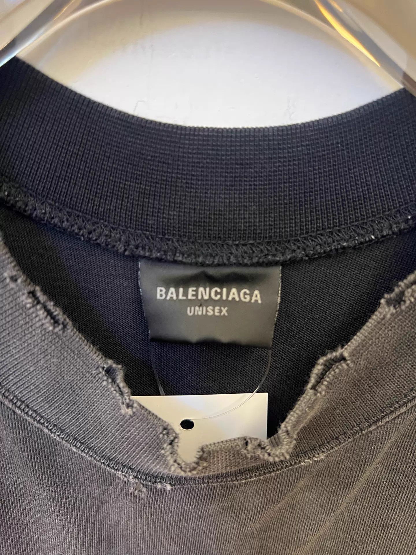 Balenciaga Balenciaga SS24 Tape Logo Loose Unisex Black T-Shirt Size US S / EU 44-46 / 1 - 2 Thumbnail