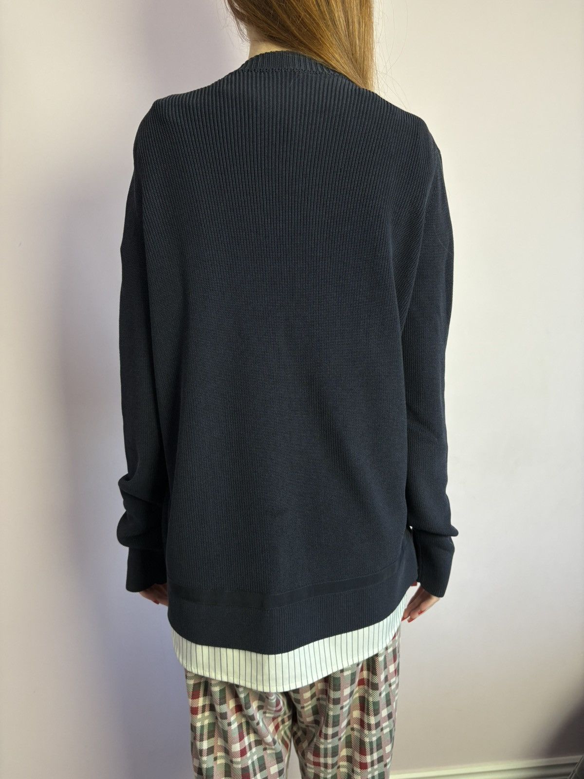 Moncler Moncler Sweater Maglia Tricot Girocollo Built-In Shirt Size M / US 6-8 / IT 42-44 - 3 Thumbnail