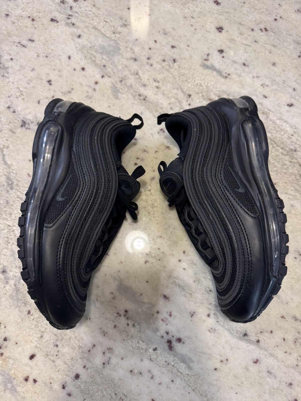 Nike Nike Air Max 97 ‘Triple Black’ Size US 6.5 / EU 39-40 - 3 Thumbnail