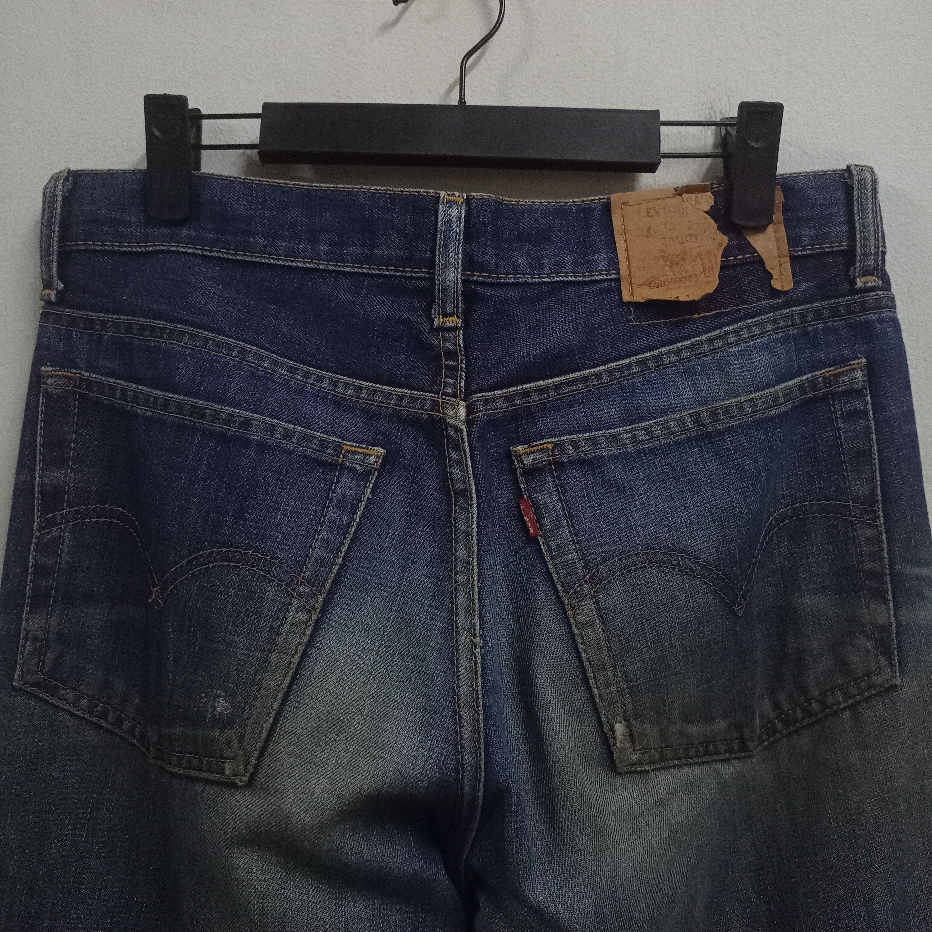 Levi's × Levi's Vintage Clothing Vintage 90s Levis 517 Mudwash Distressed Flare Jeans 31x31 Size US 31 - 7 Thumbnail