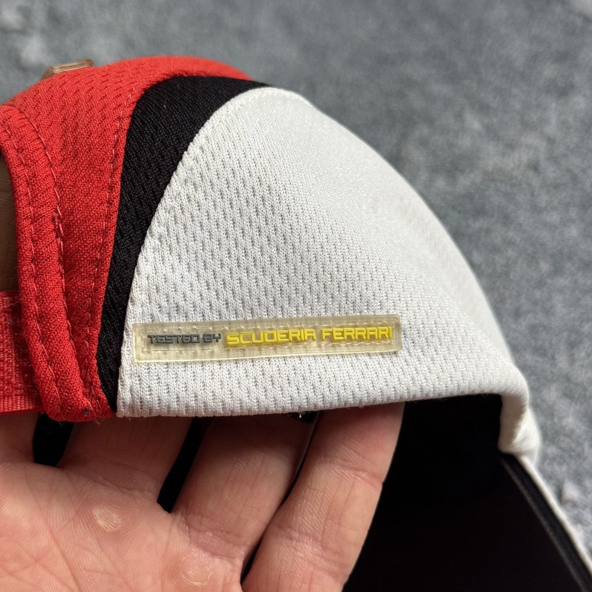 Ferrari Vintage Ferarri Cap Red And White Men's Size One Size Size ONE SIZE - 4 Thumbnail