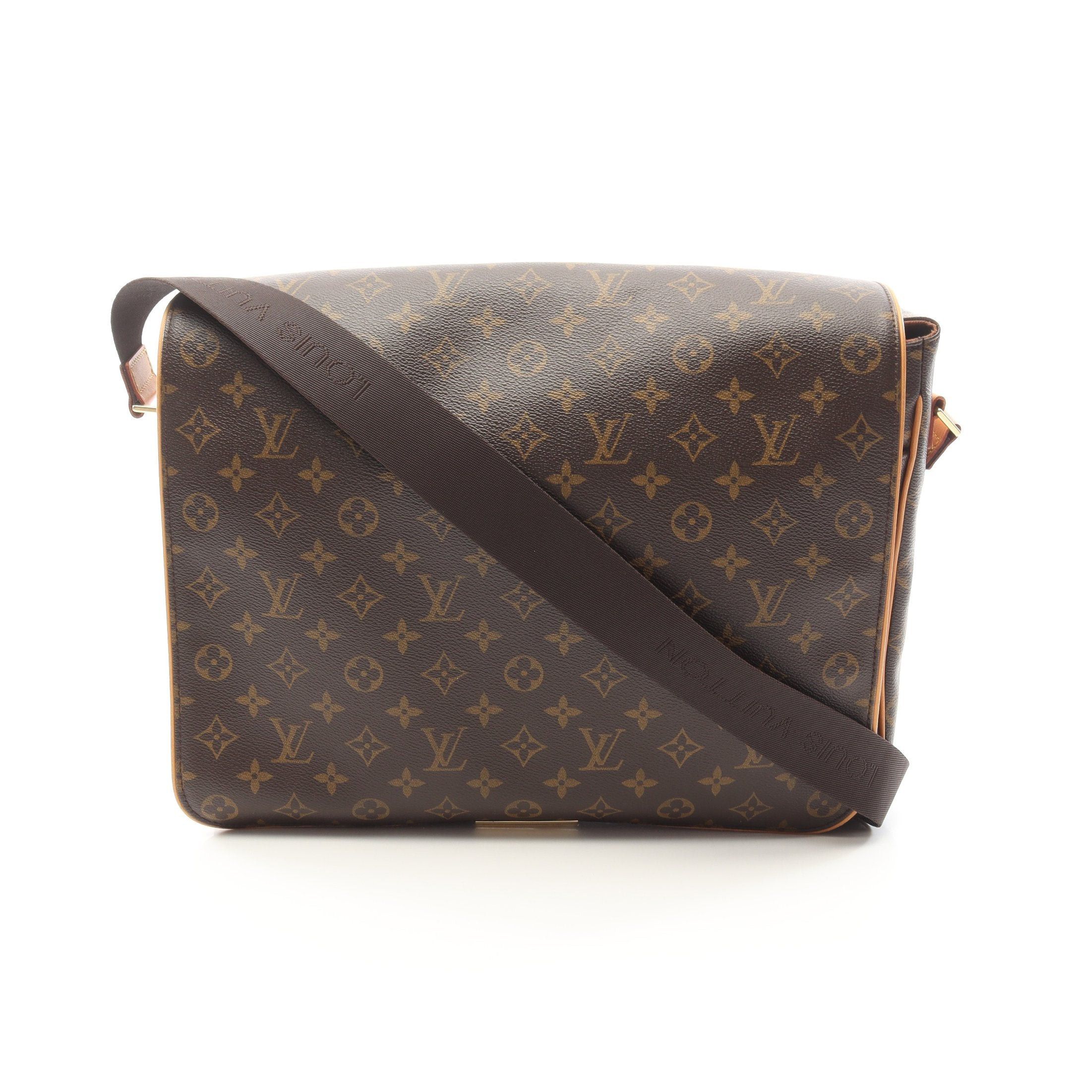 Louis Vuitton Louis Vuitton Aves Monogram Shoulder Bag Leather Brown Size ONE SIZE - 1 Thumbnail